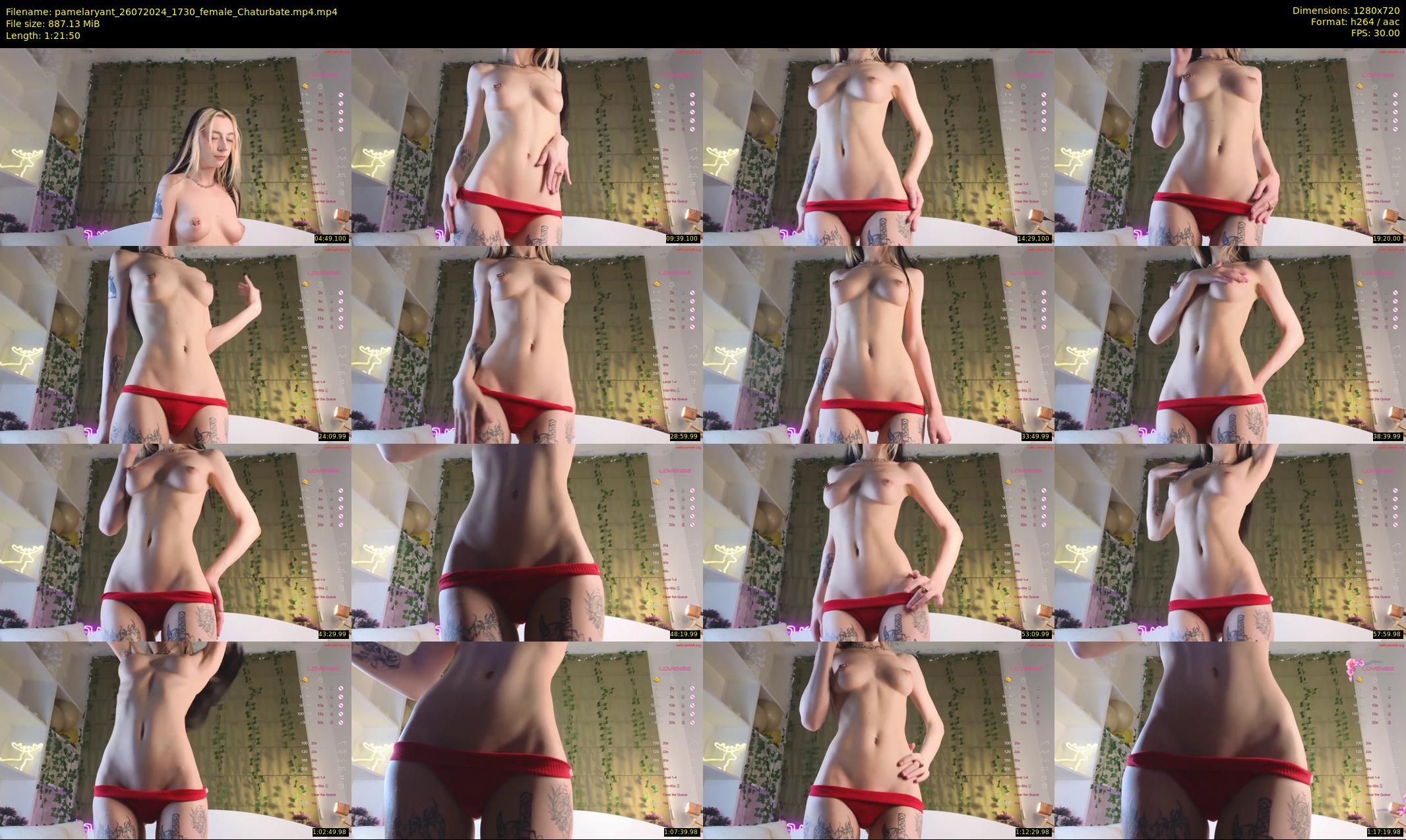 pamelaryant — 82 minute Chaturbate female cam show recording, 720p, Jul 26, 2024