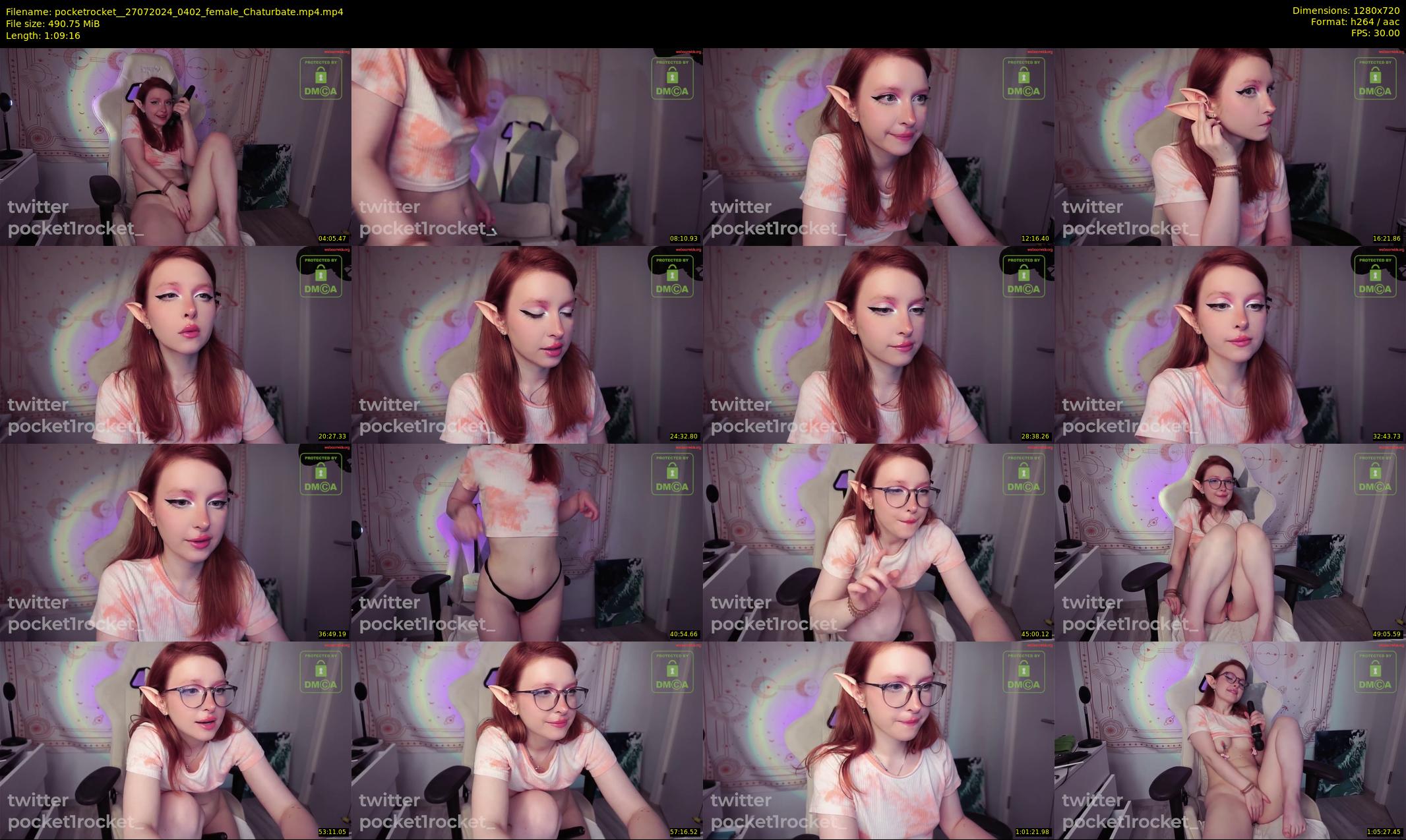 pocketrocket_ — 70 minute Chaturbate female cam show recording, 720p, Jul 27, 2024