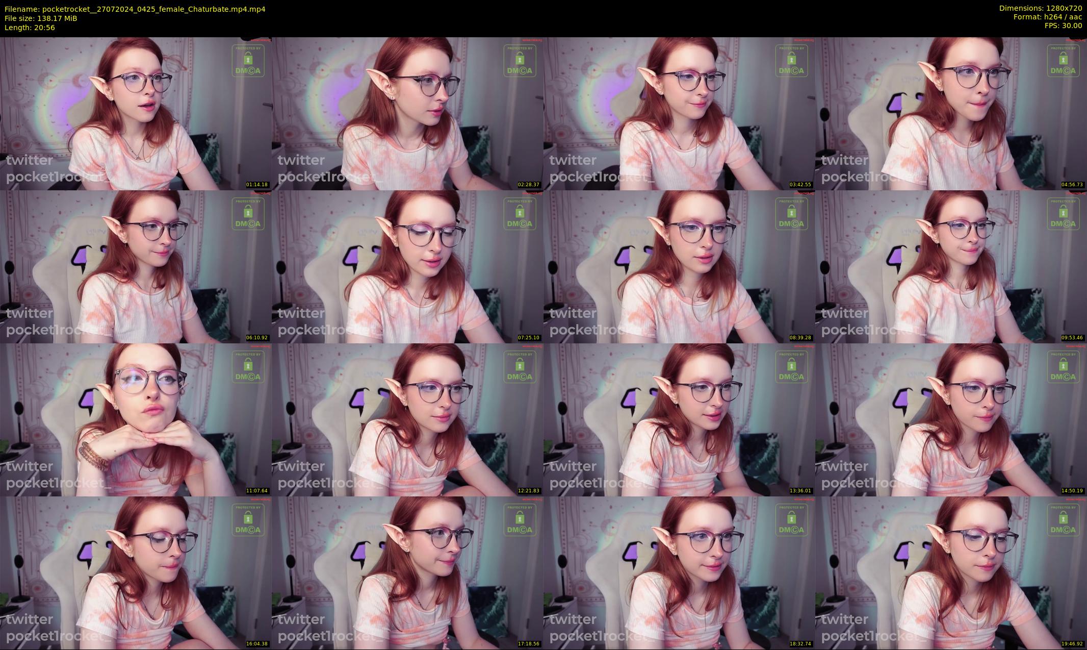 pocketrocket_ — 21 minute Chaturbate female cam show recording, 720p, Jul 27, 2024