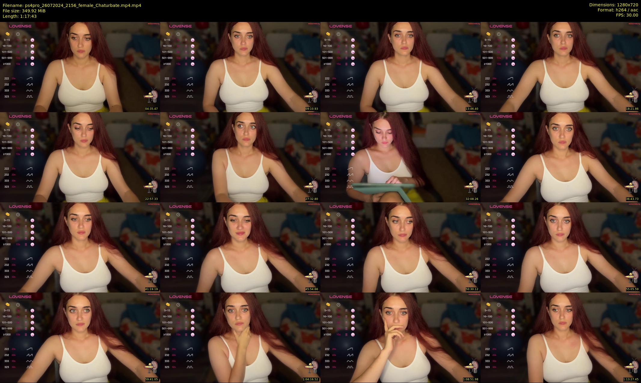 ps4pro — 78 minute Chaturbate female cam show recording, 720p, Jul 26, 2024