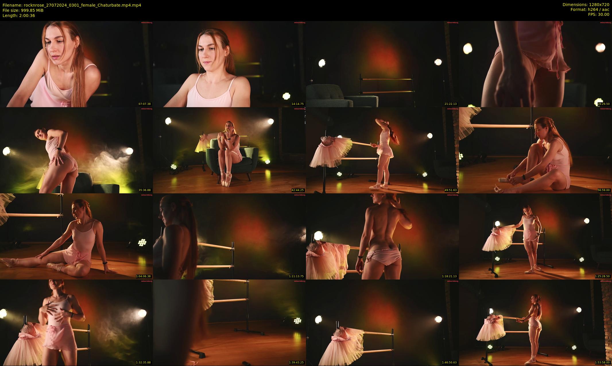 rocknrose — 121 minute Chaturbate female cam show recording, 720p, Jul 27, 2024