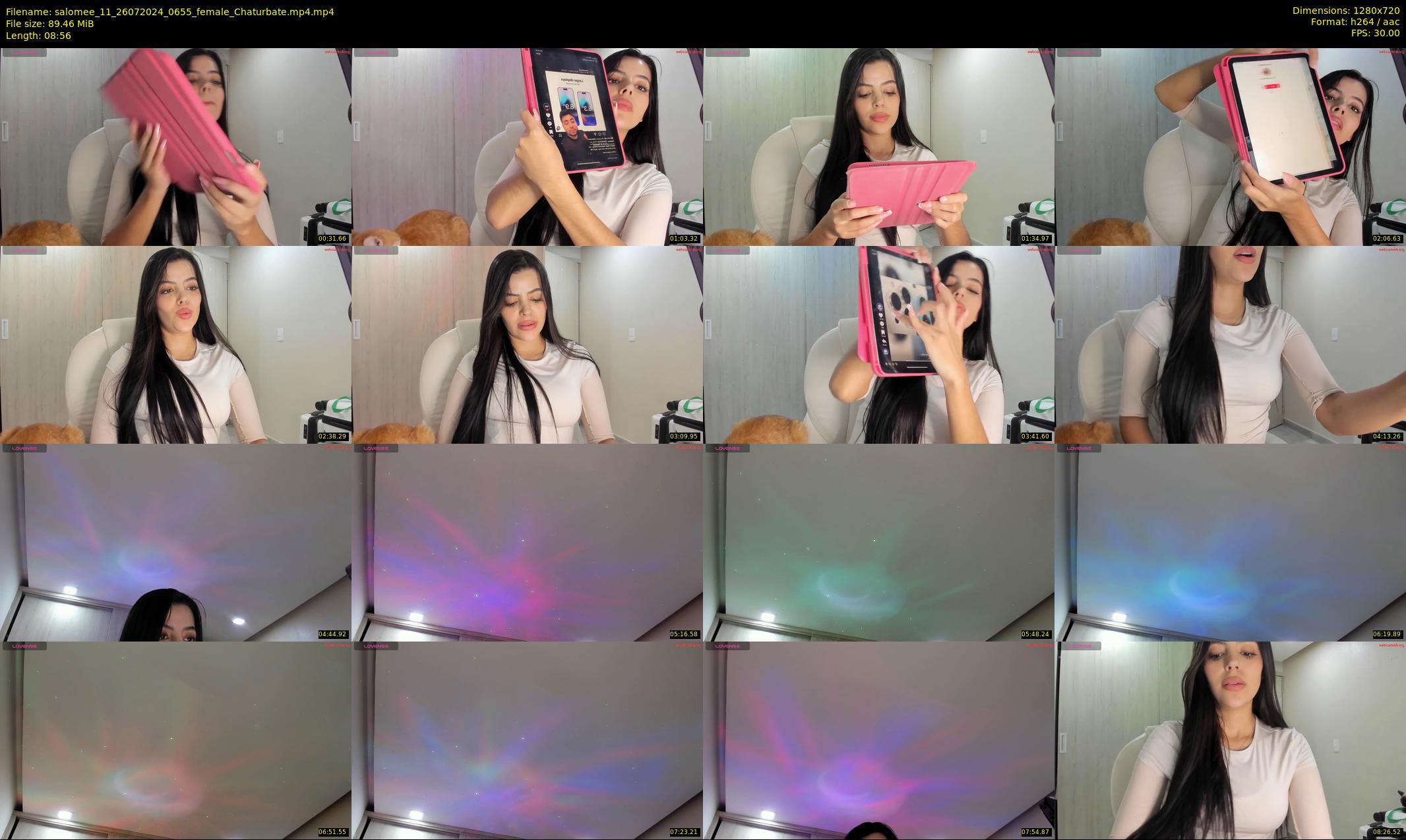 salomee_11 — 9 minute Chaturbate female cam show recording, 720p, Jul 26, 2024