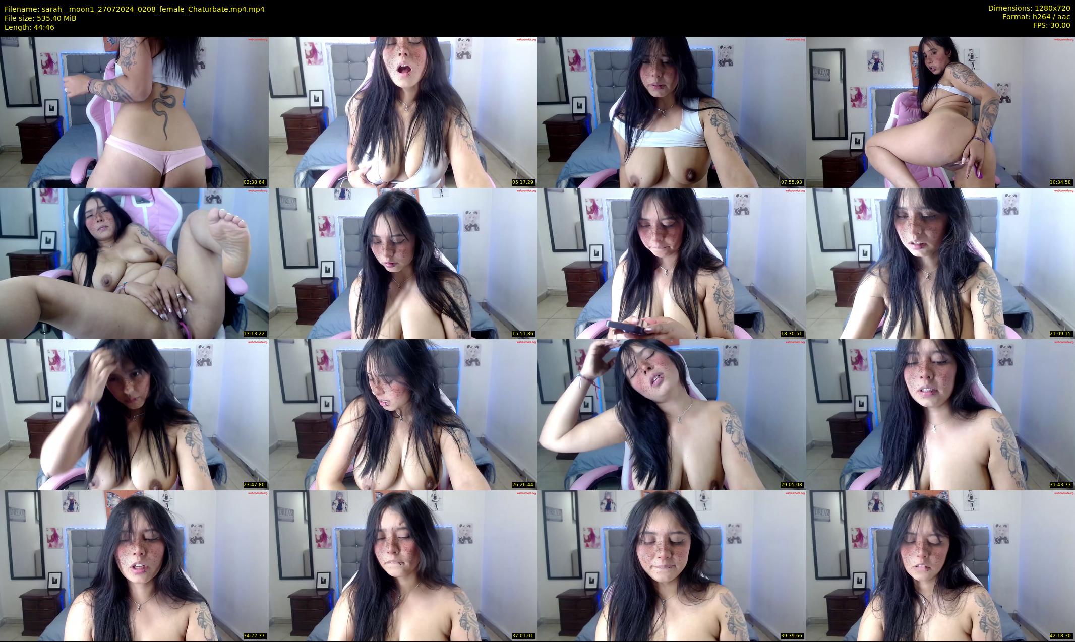 sarah__moon1 — 45 minute Chaturbate female cam show recording, 720p, Jul 27, 2024