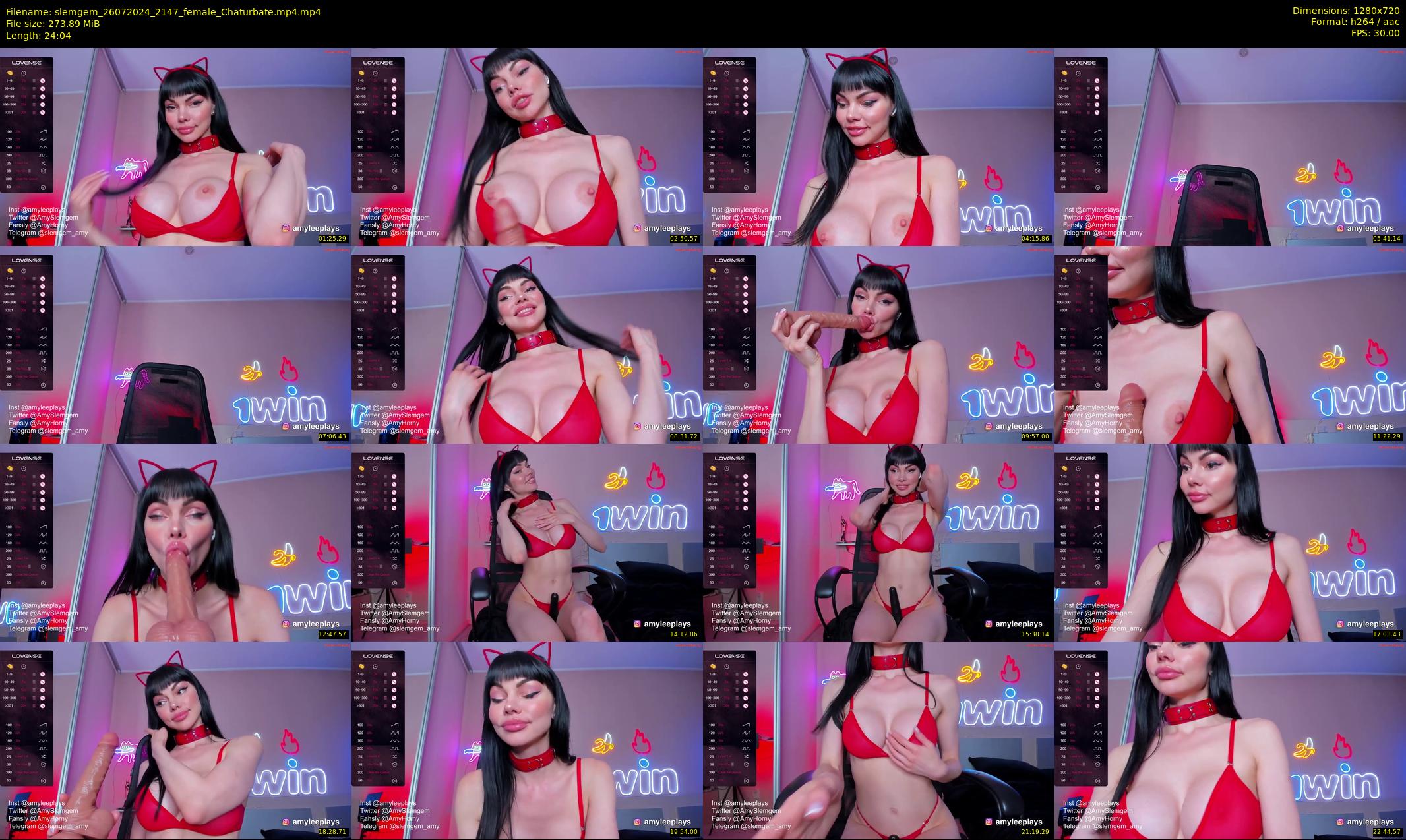 slemgem — 25 minute Chaturbate couple cam show recording, 720p, Jul 26, 2024