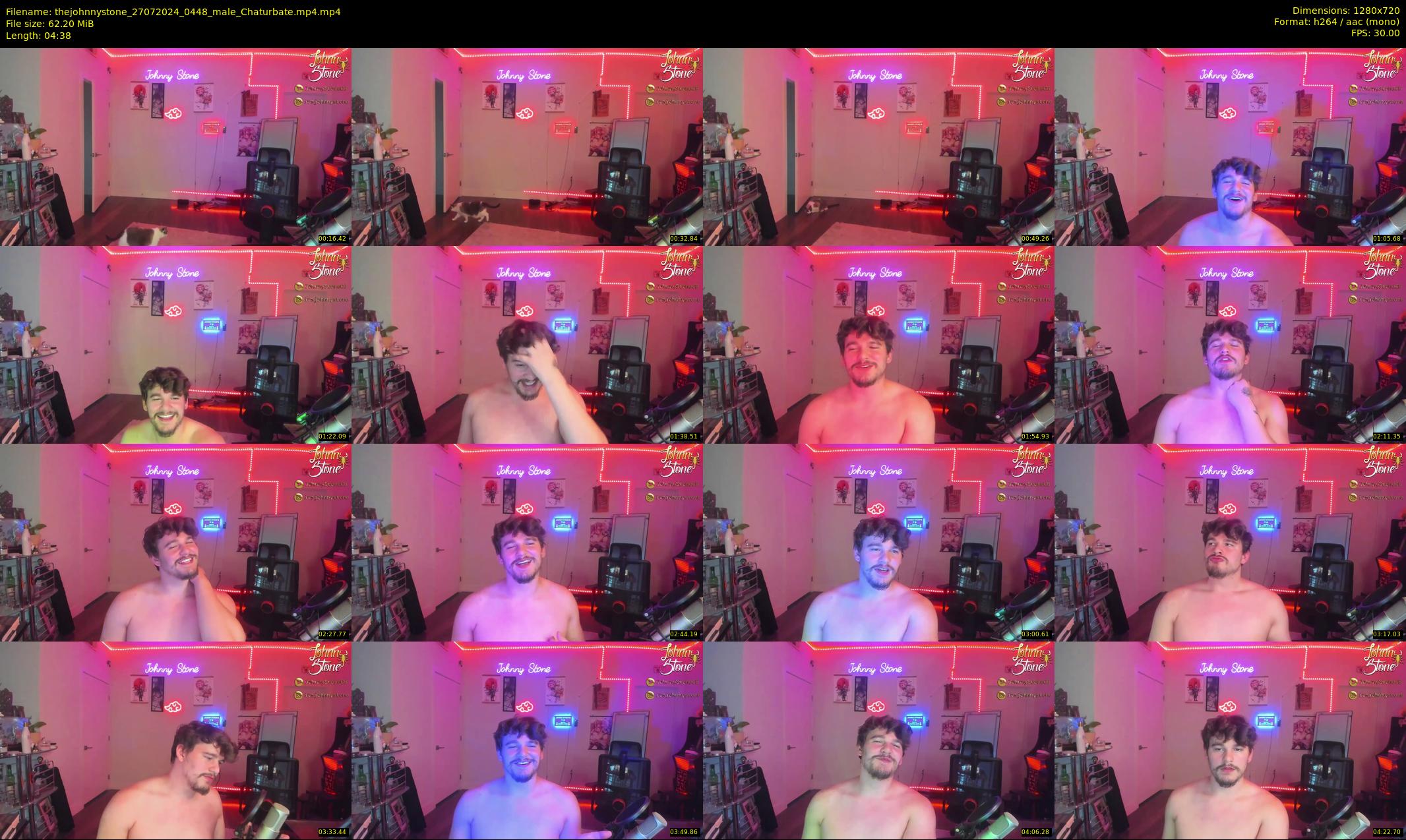 thejohnnystone — 5 minute Chaturbate male cam show recording, 720p, Jul 27, 2024