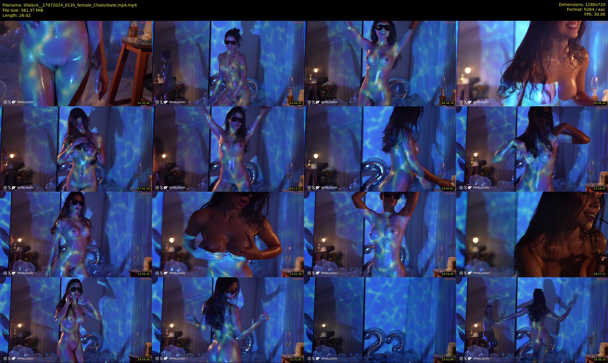 tifalock_ — 27 minute Chaturbate female cam show recording, 720p, Jul 27, 2024