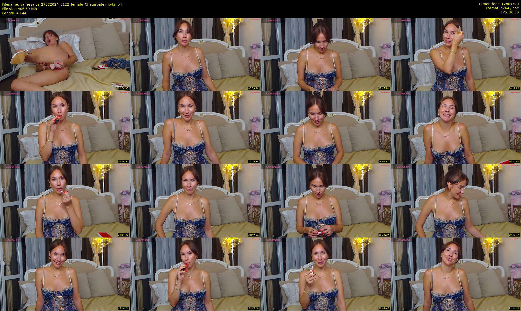 vanessajos — 44 minute Chaturbate female cam show recording, 720p, Jul 27, 2024