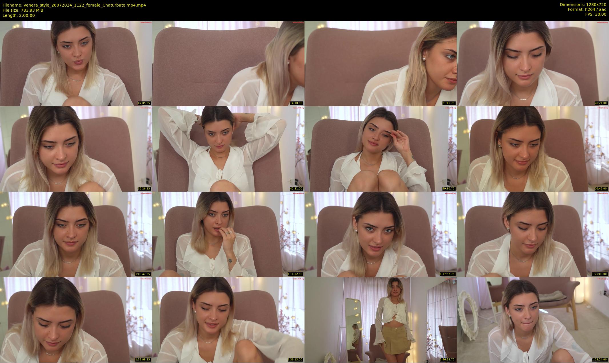 venera_style — 120 minute Chaturbate female cam show recording, 720p, Jul 26, 2024