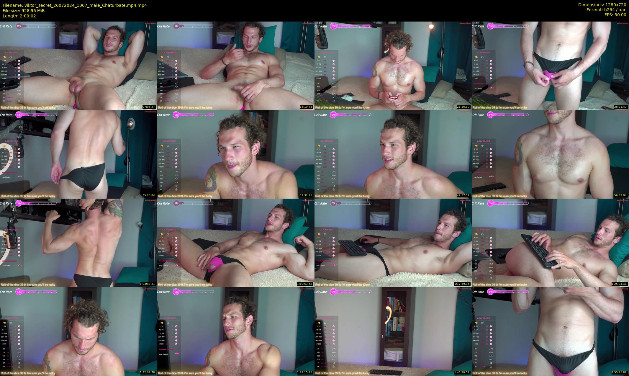 viktor_secret — 121 minute Chaturbate male cam show recording, 720p, Jul 26, 2024