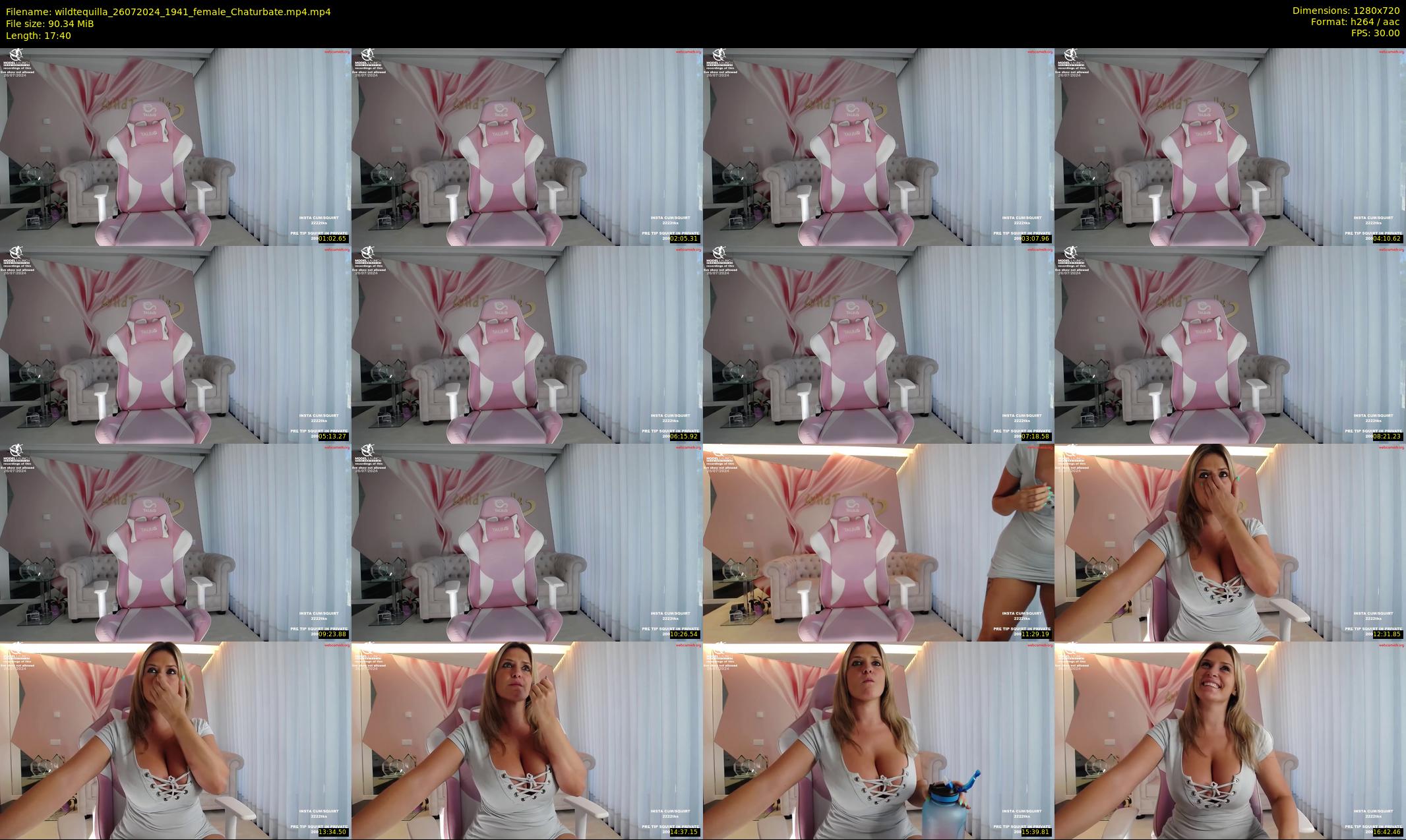 wildtequilla — 18 minute Chaturbate couple cam show recording, 720p, Jul 26, 2024