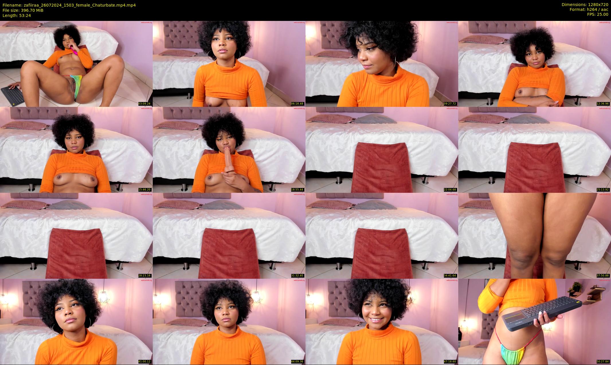 zafiiraa — 54 minute Chaturbate female cam show recording, 720p, Jul 26, 2024