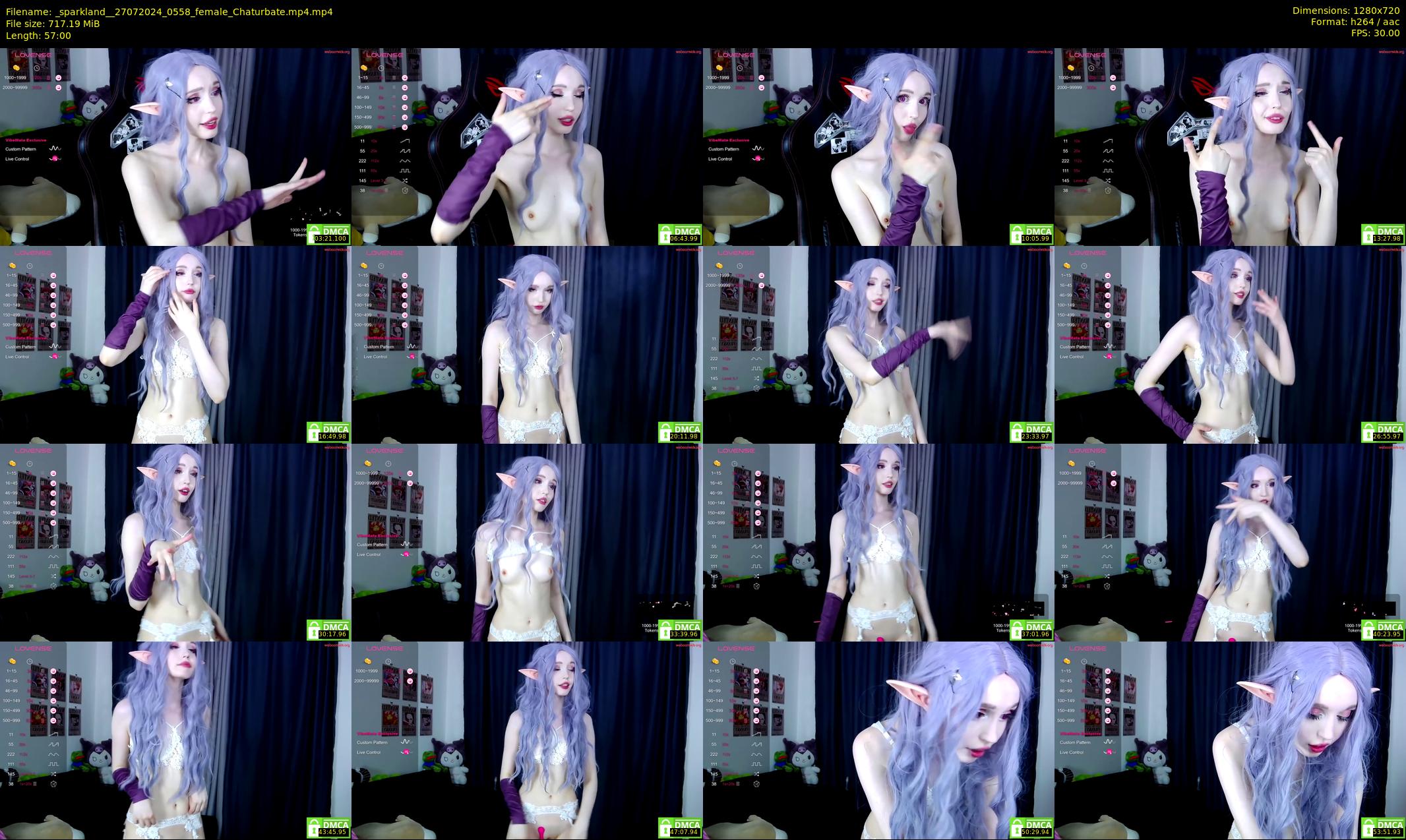 _sparkland_ — 57 minute Chaturbate female cam show recording, 720p, Jul 27, 2024