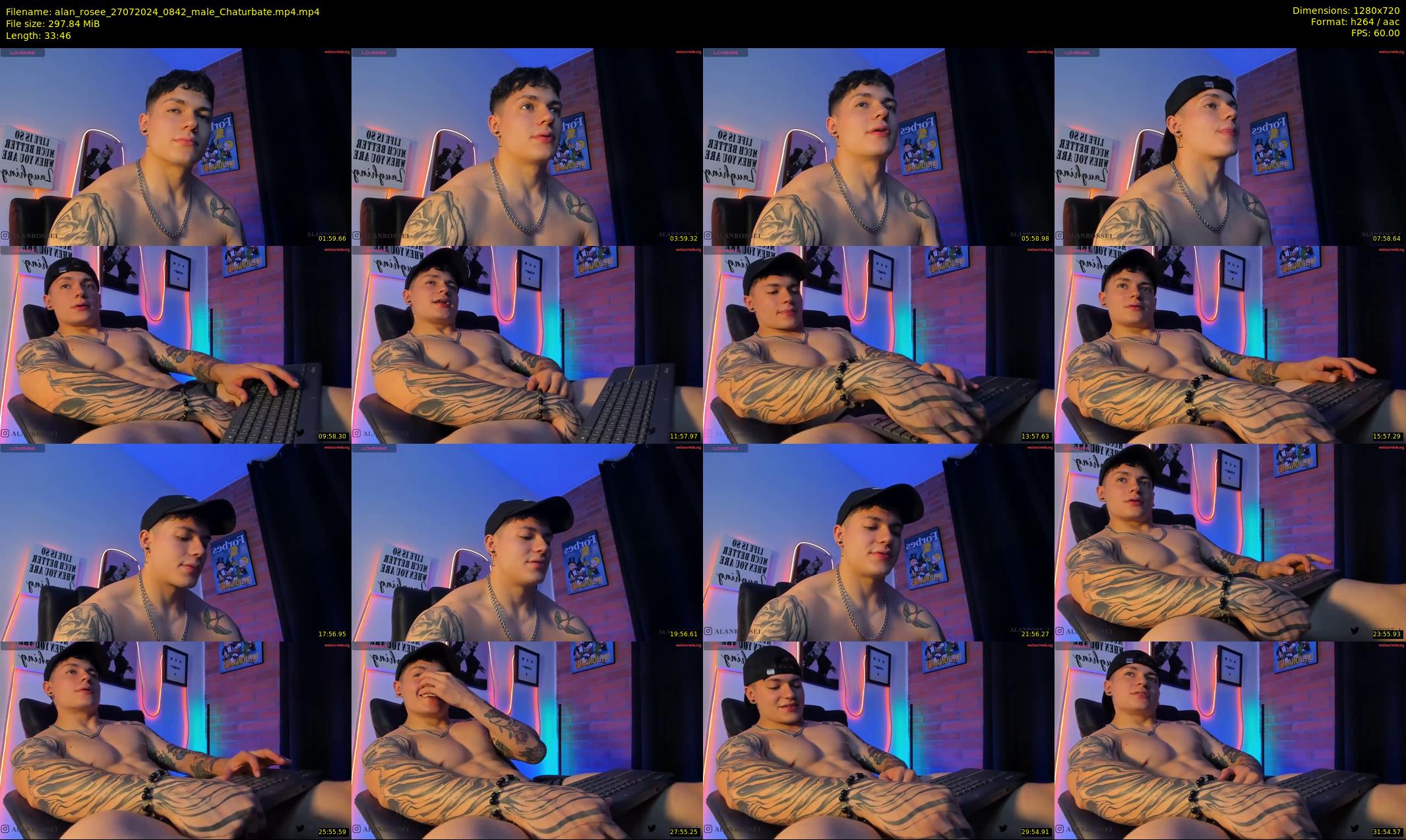 alan_rosee — 34 minute Chaturbate male cam show recording, 720p, Jul 27, 2024