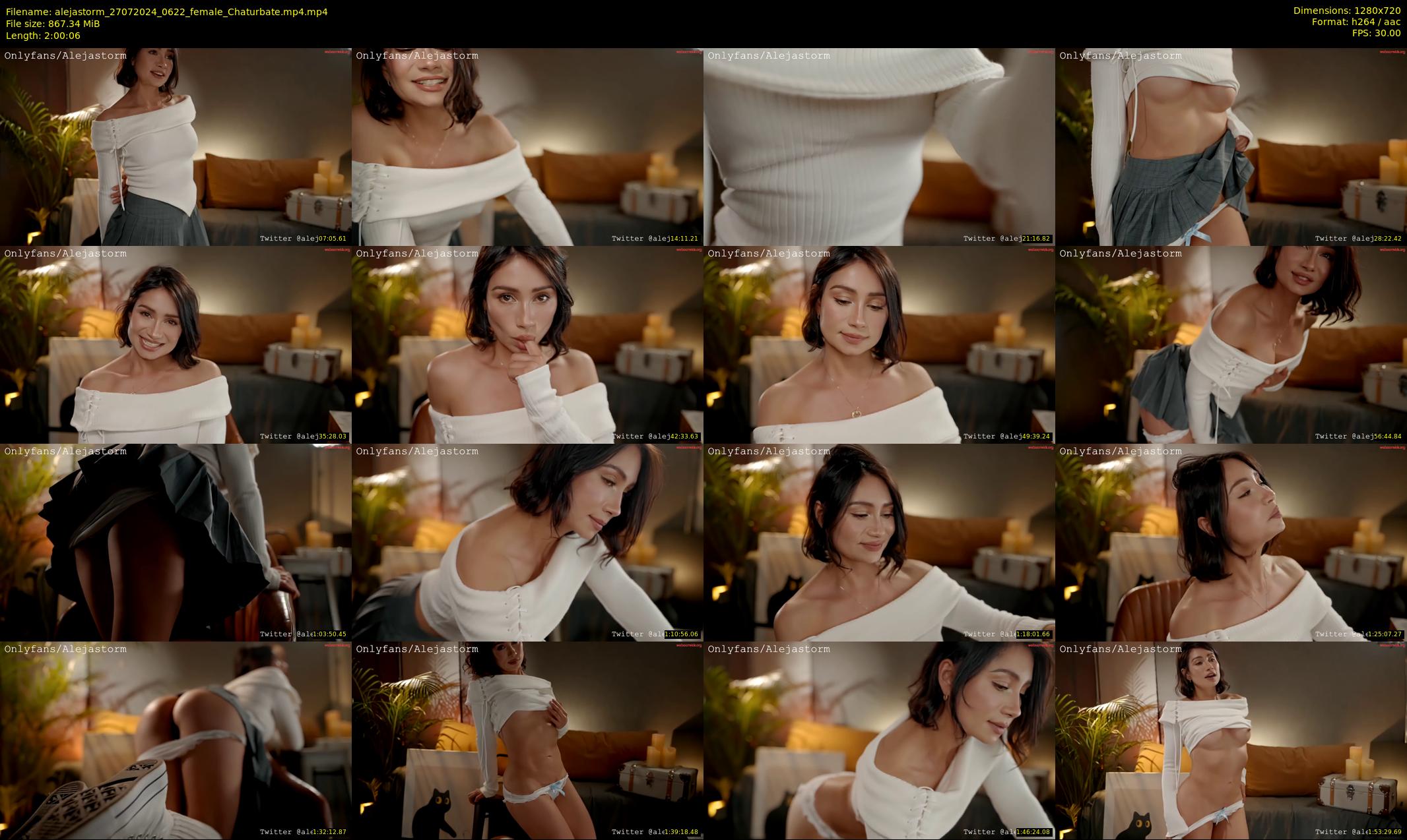 alejastorm — 121 minute Chaturbate female cam show recording, 720p, Jul 27, 2024