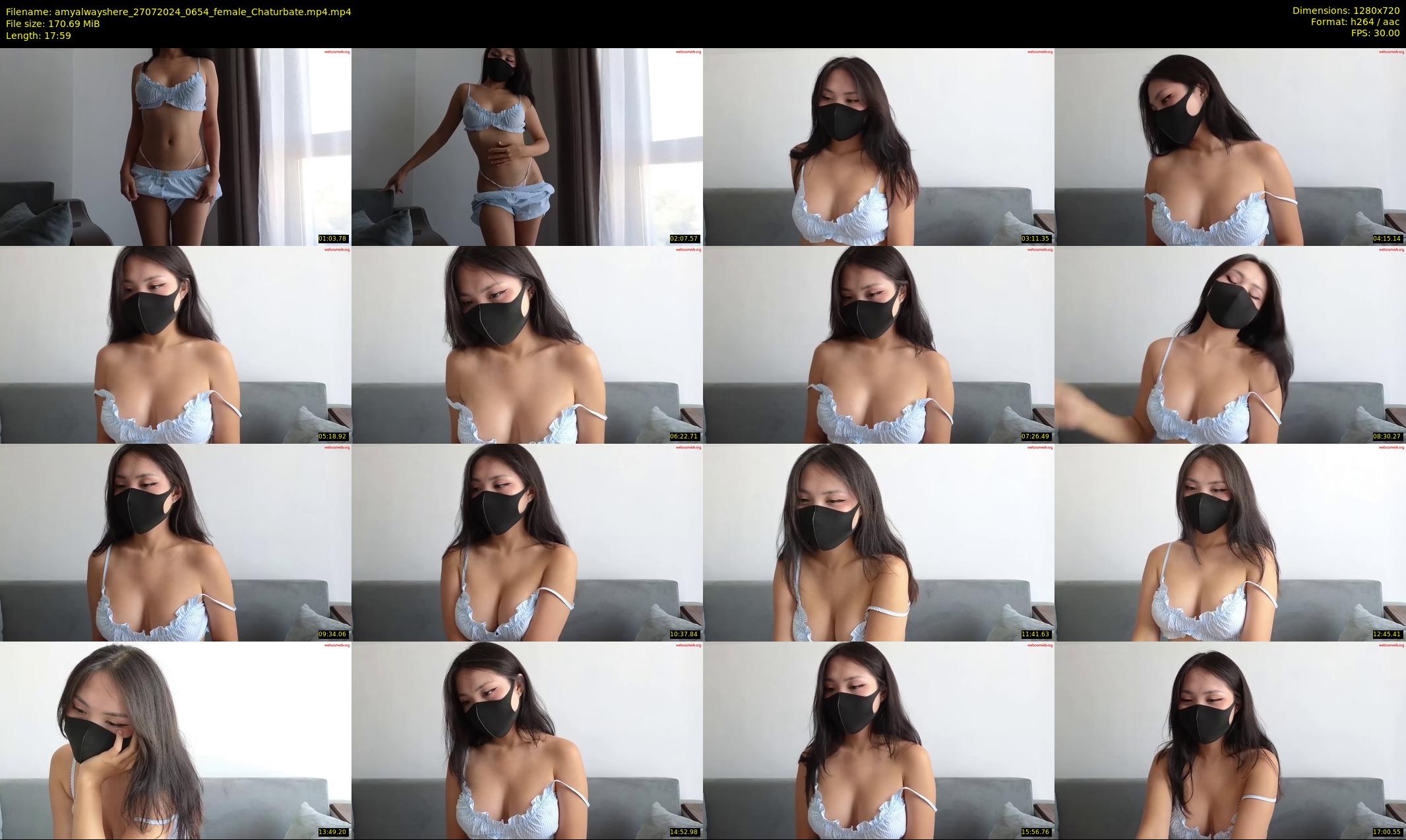 amyalwayshere — 18 minute Chaturbate female cam show recording, 720p, Jul 27, 2024