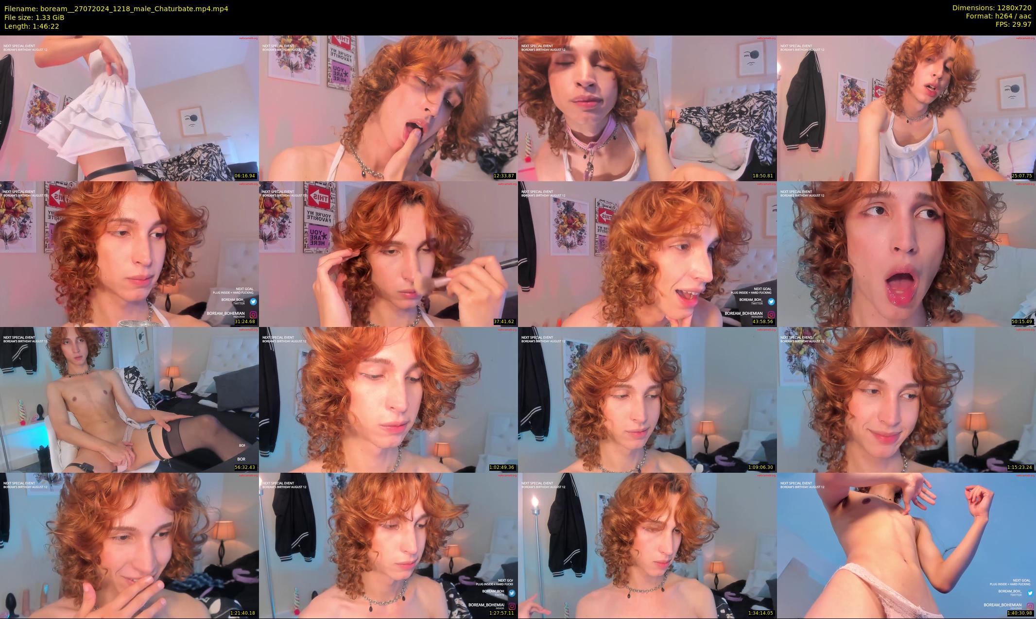 boream_ — 107 minute Chaturbate male cam show recording, 720p, Jul 27, 2024