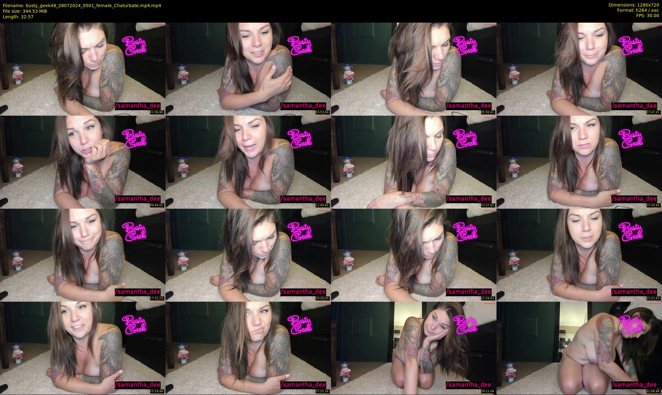 busty_geek48 — 33 minute Chaturbate female cam show recording, 720p, Jul 28, 2024