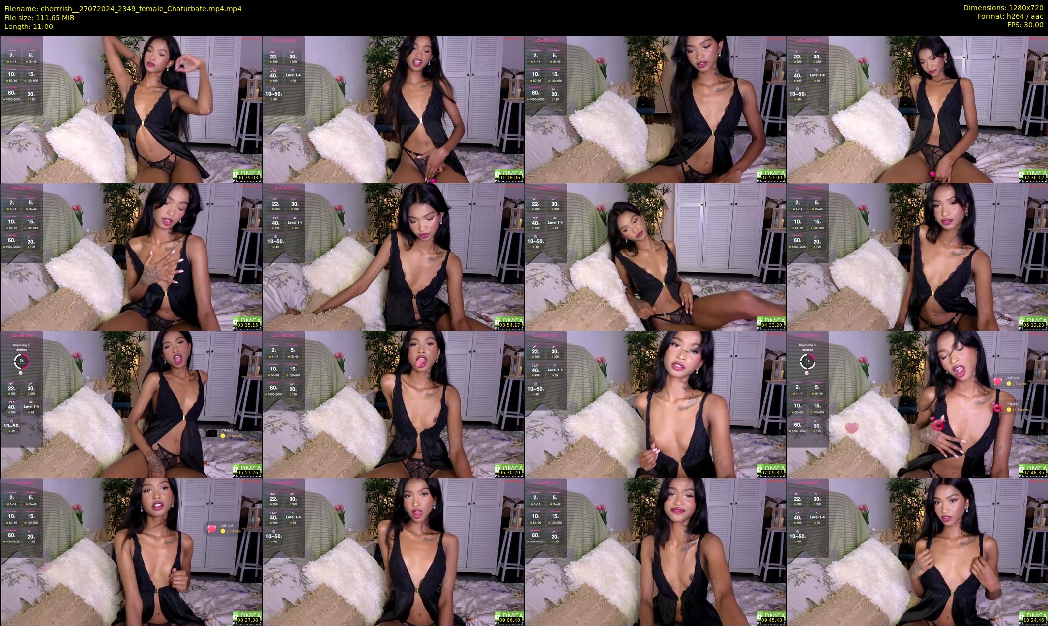 cherrrish_ — 11 minute Chaturbate female cam show recording, 720p, Jul 27, 2024