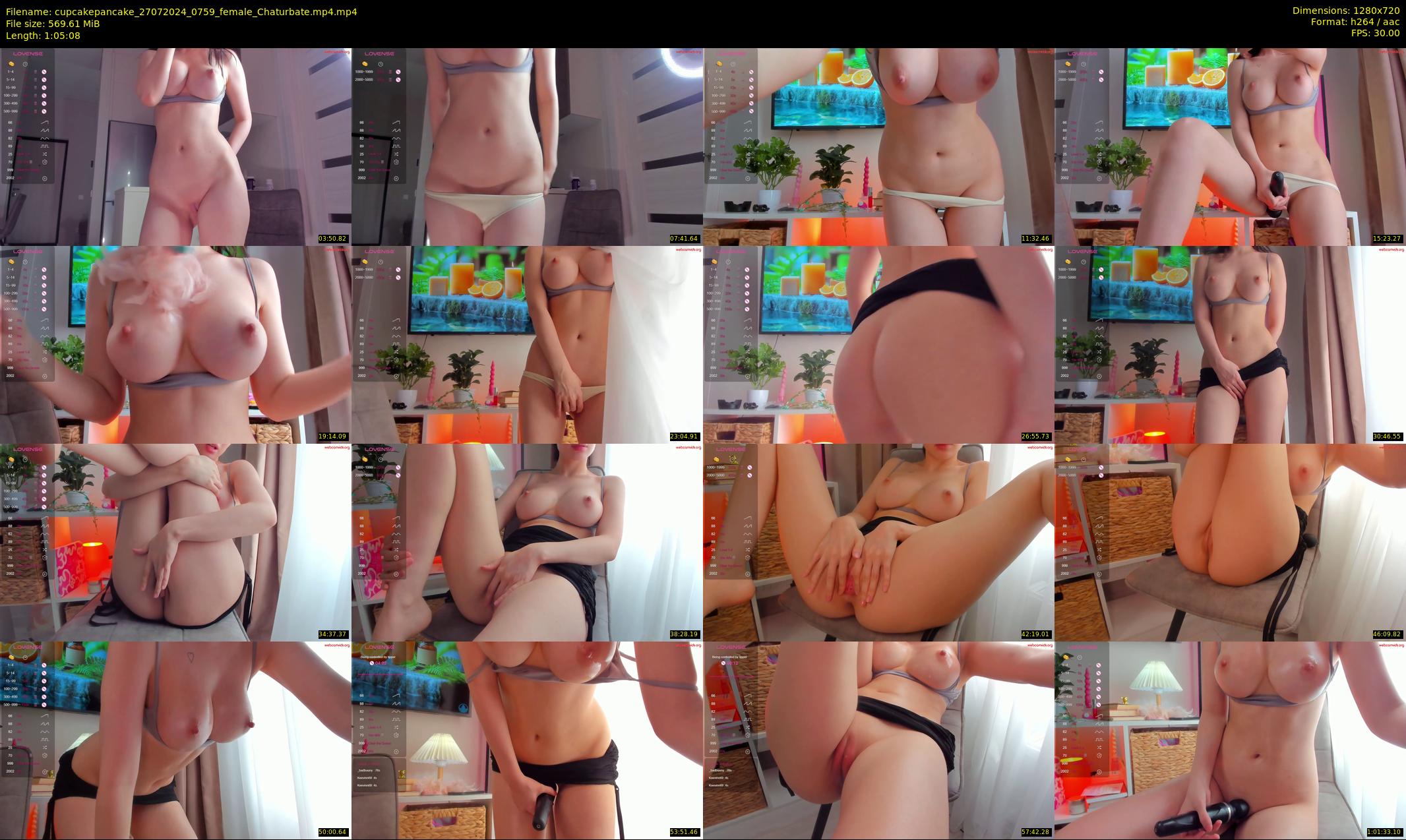 cupcakepancake — 66 minute Chaturbate female cam show recording, 720p, Jul 27, 2024