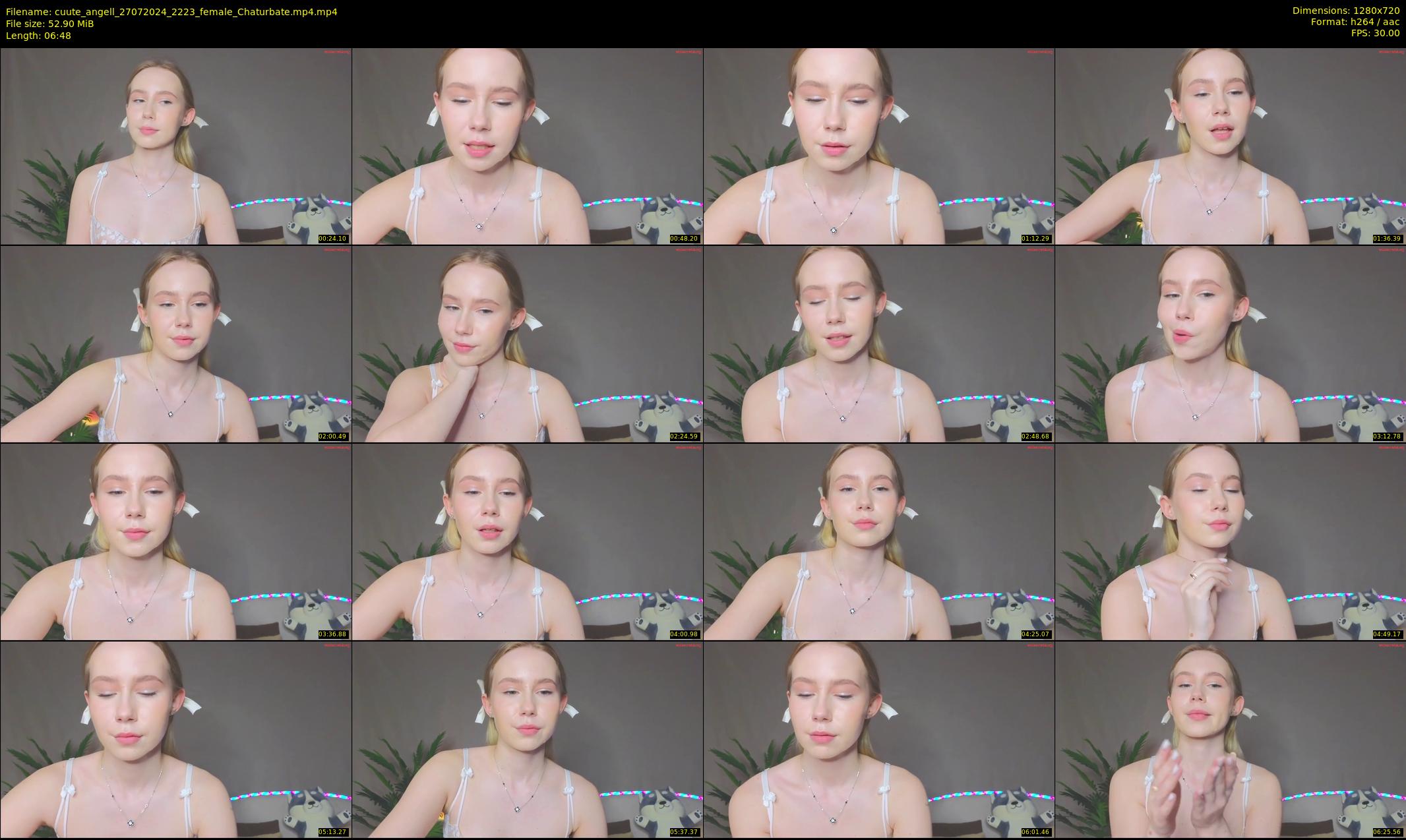 cuute_angell — 7 minute Chaturbate female cam show recording, 720p, Jul 27, 2024