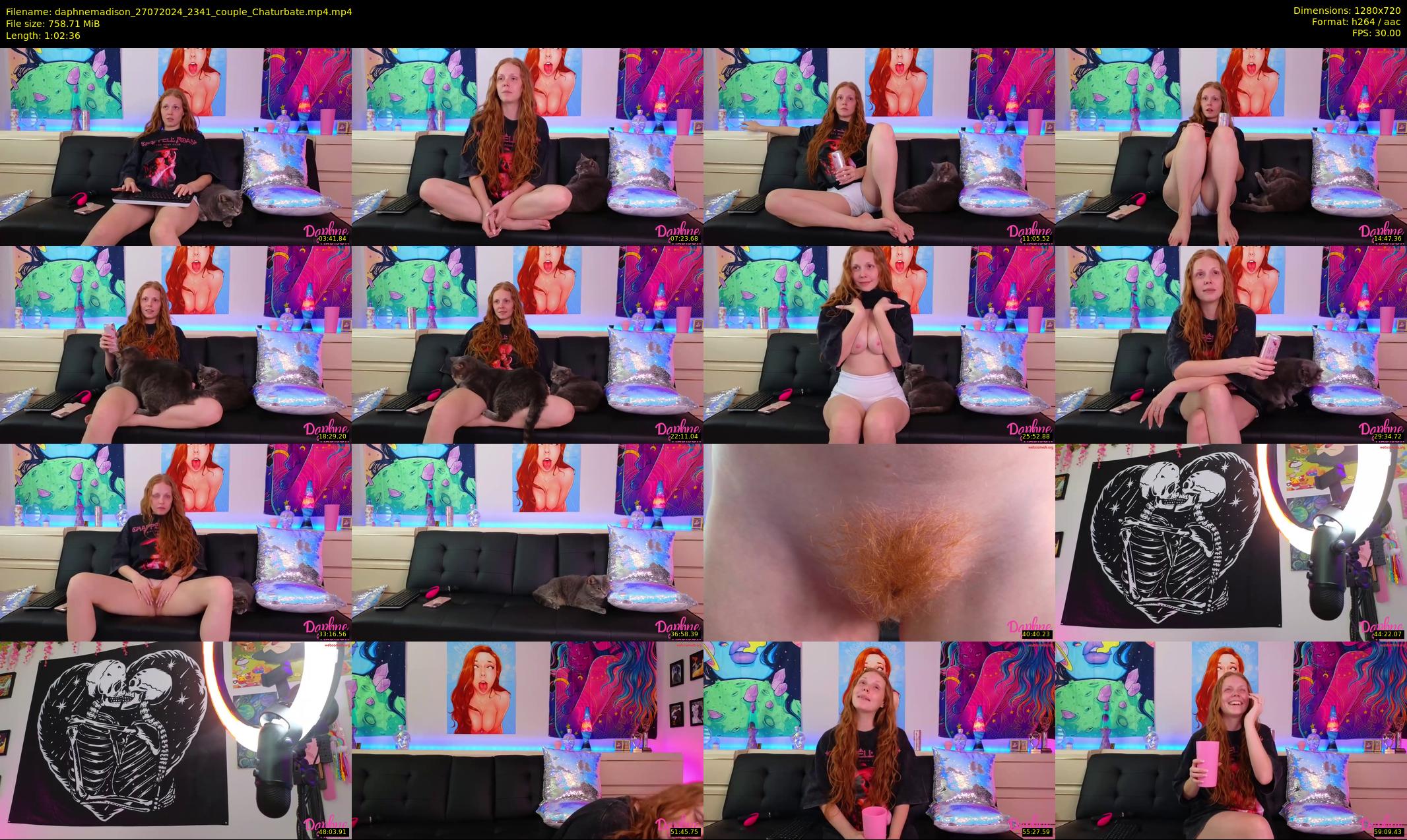 daphnemadison — 63 minute Chaturbate couple cam show recording, 720p, Jul 27, 2024