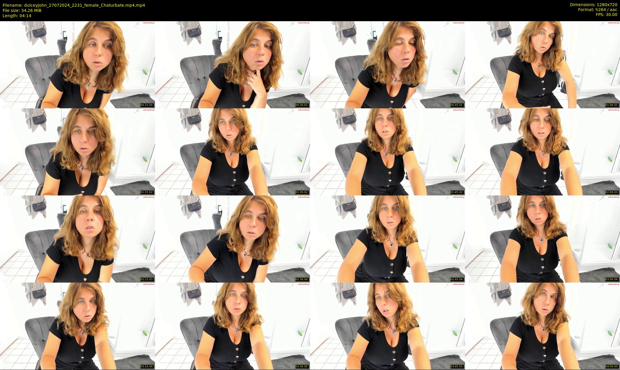 dulceyjohn — 5 minute Chaturbate female cam show recording, 720p, Jul 27, 2024