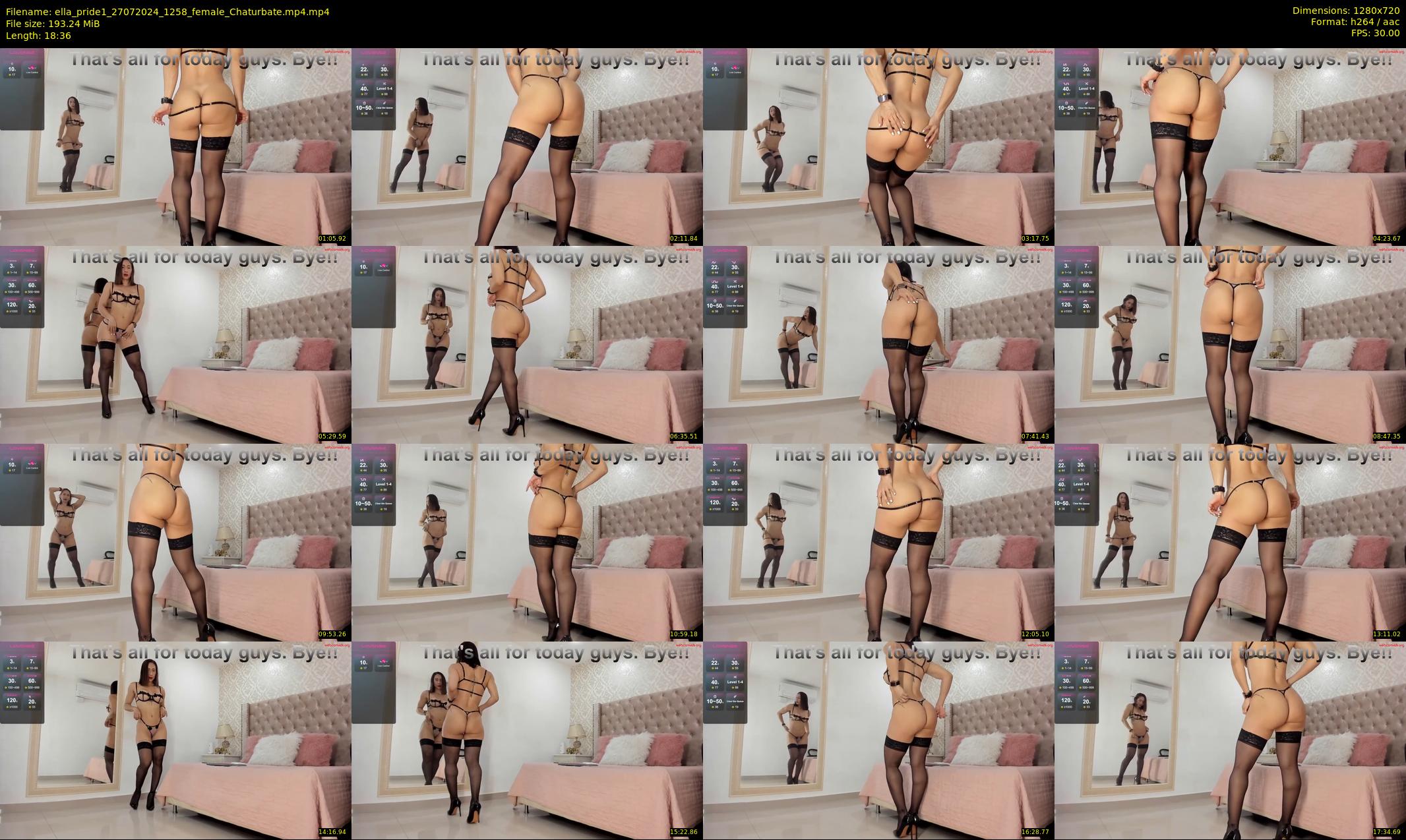 ella_pride1 — 19 minute Chaturbate female cam show recording, 720p, Jul 27, 2024
