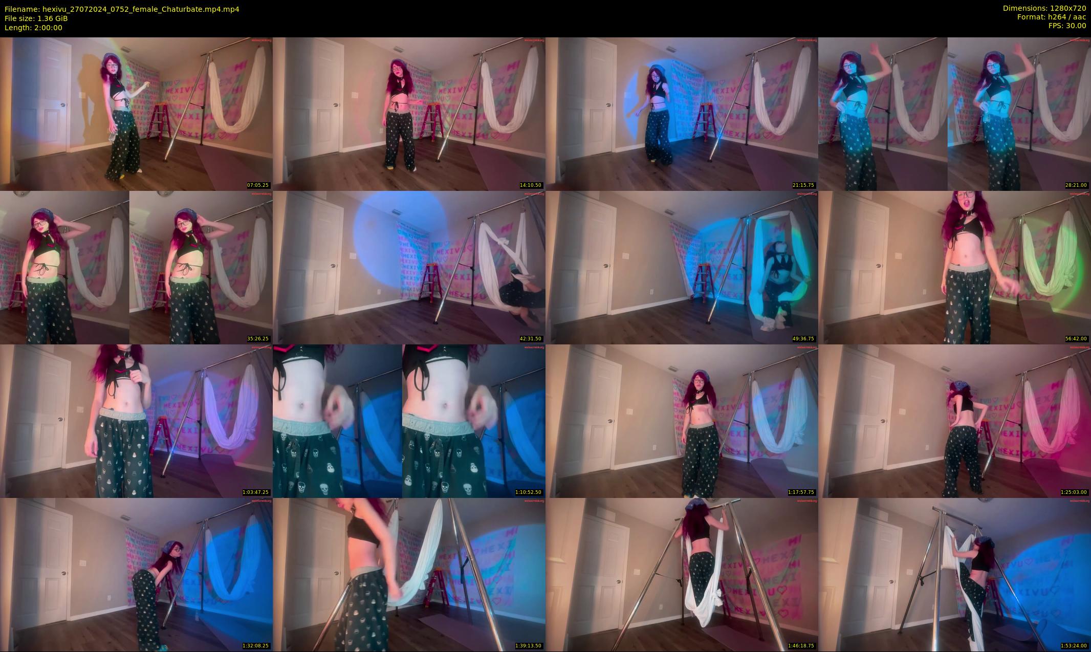 hexivu — 120 minute Chaturbate female cam show recording, 720p, Jul 27, 2024
