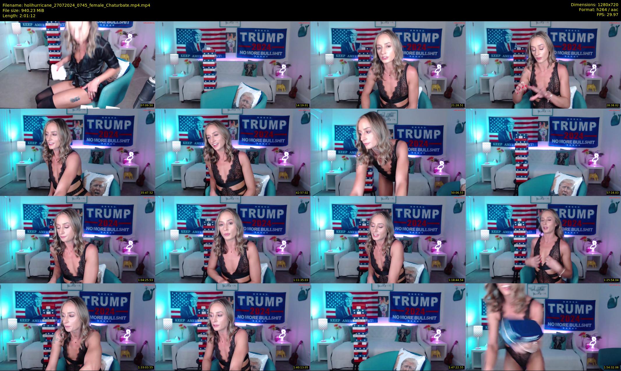holihurricane — 122 minute Chaturbate female cam show recording, 720p, Jul 27, 2024