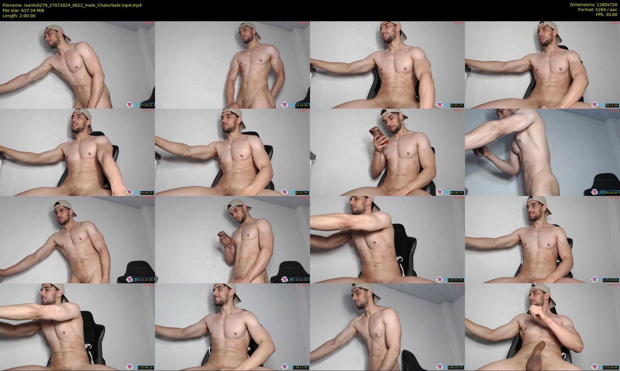 ivanhot279 — 120 minute Chaturbate male cam show recording, 720p, Jul 27, 2024
