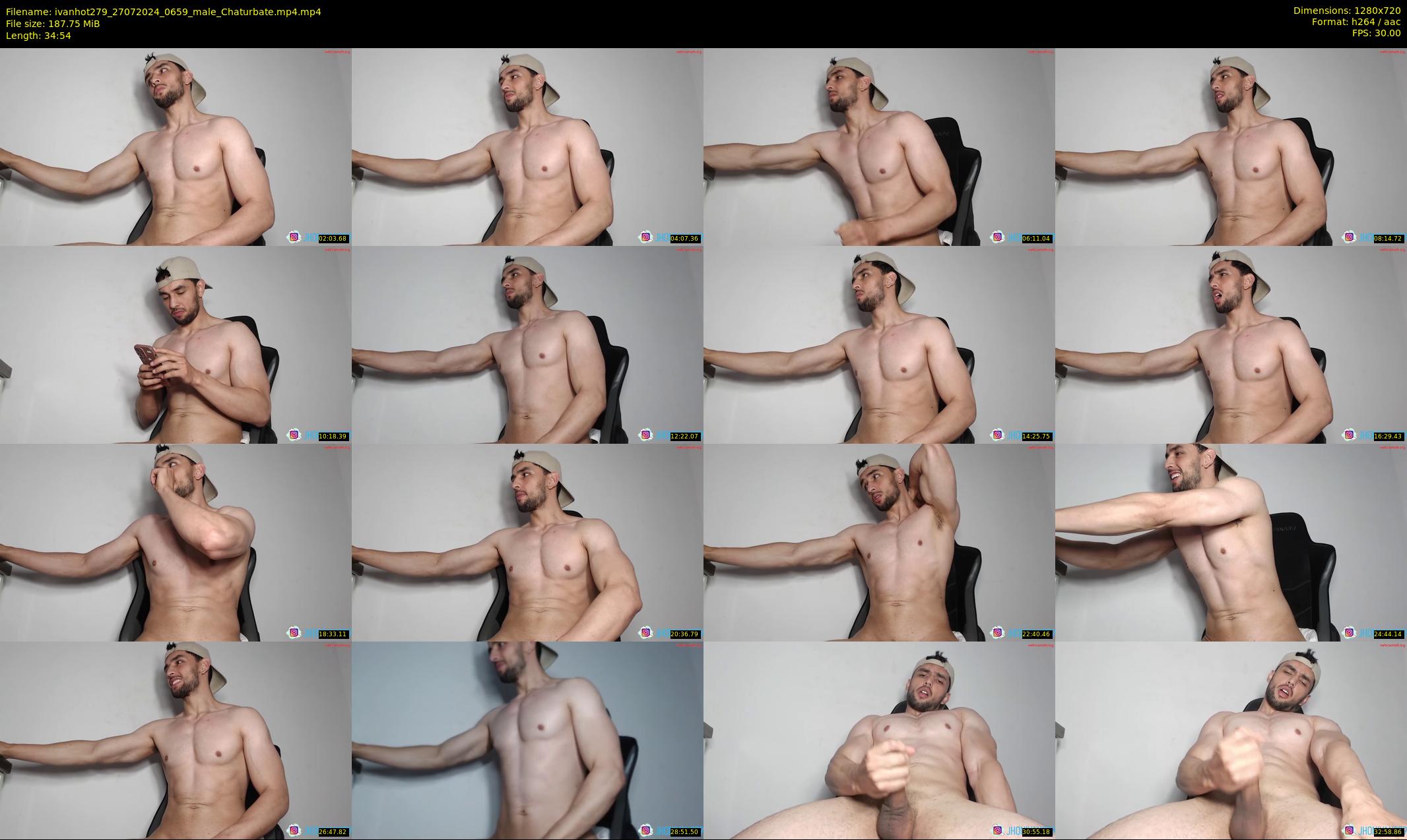 ivanhot279 — 35 minute Chaturbate male cam show recording, 720p, Jul 27, 2024