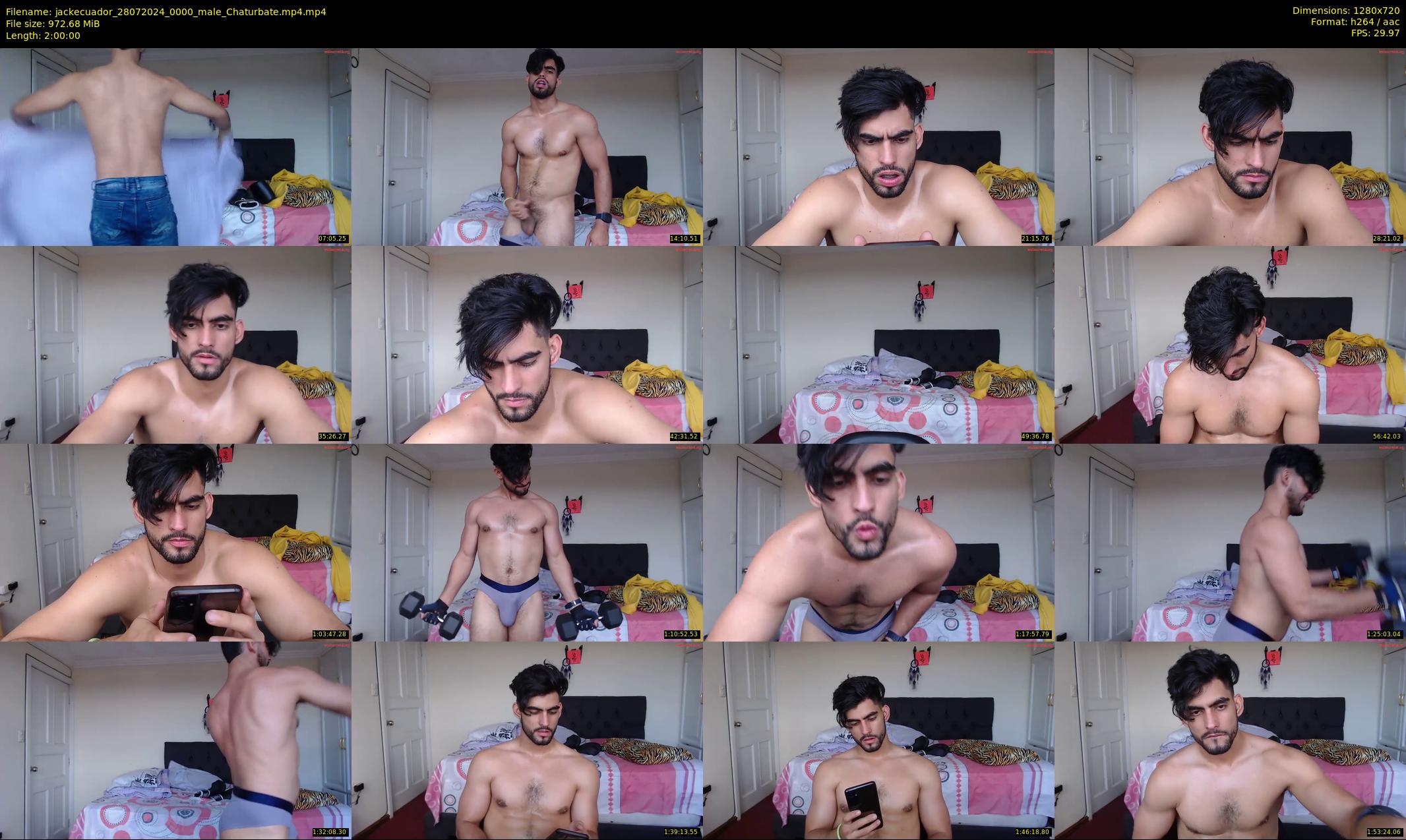 jackecuador — 120 minute Chaturbate male cam show recording, 720p, Jul 28, 2024