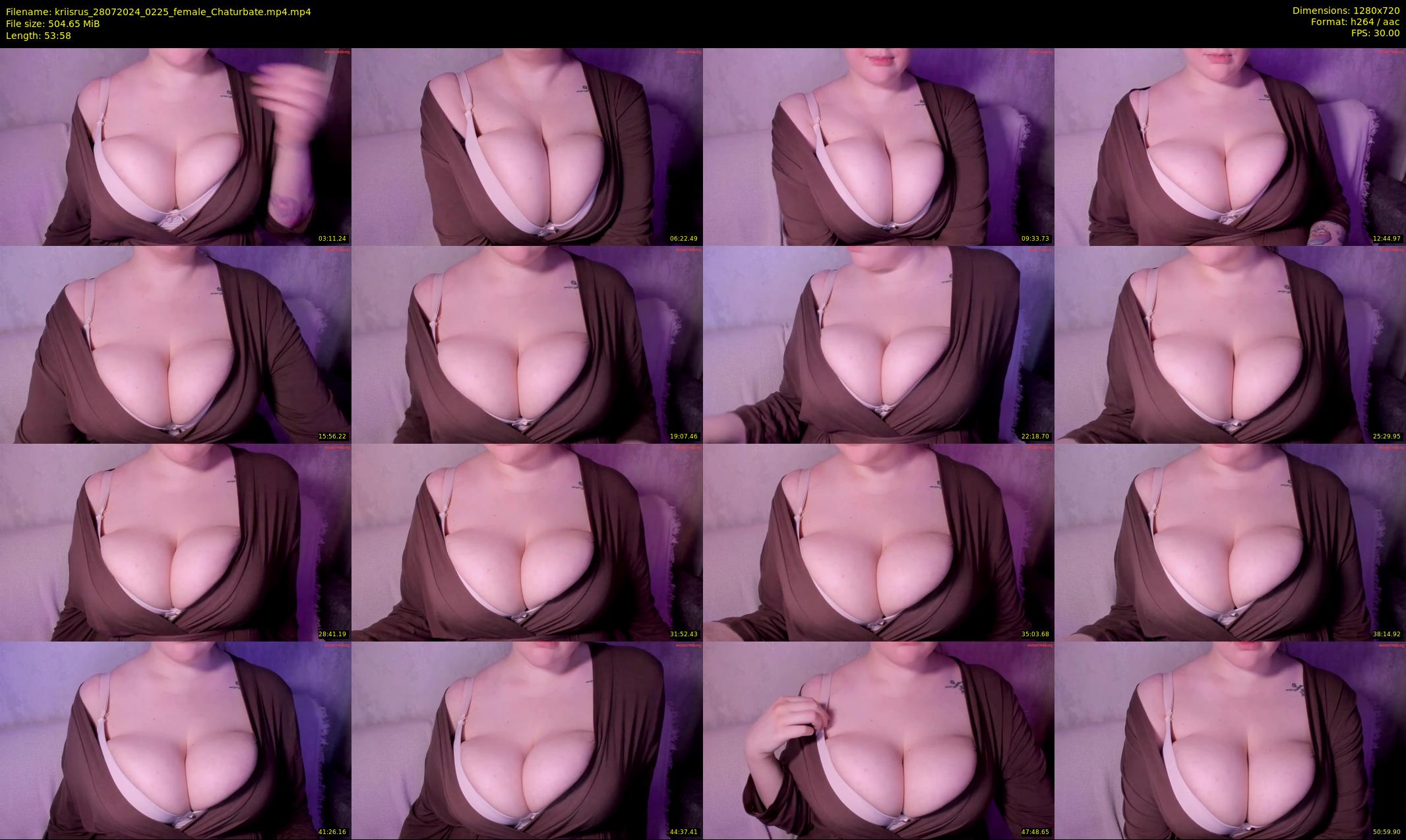 kriisrus — 54 minute Chaturbate female cam show recording, 720p, Jul 28, 2024