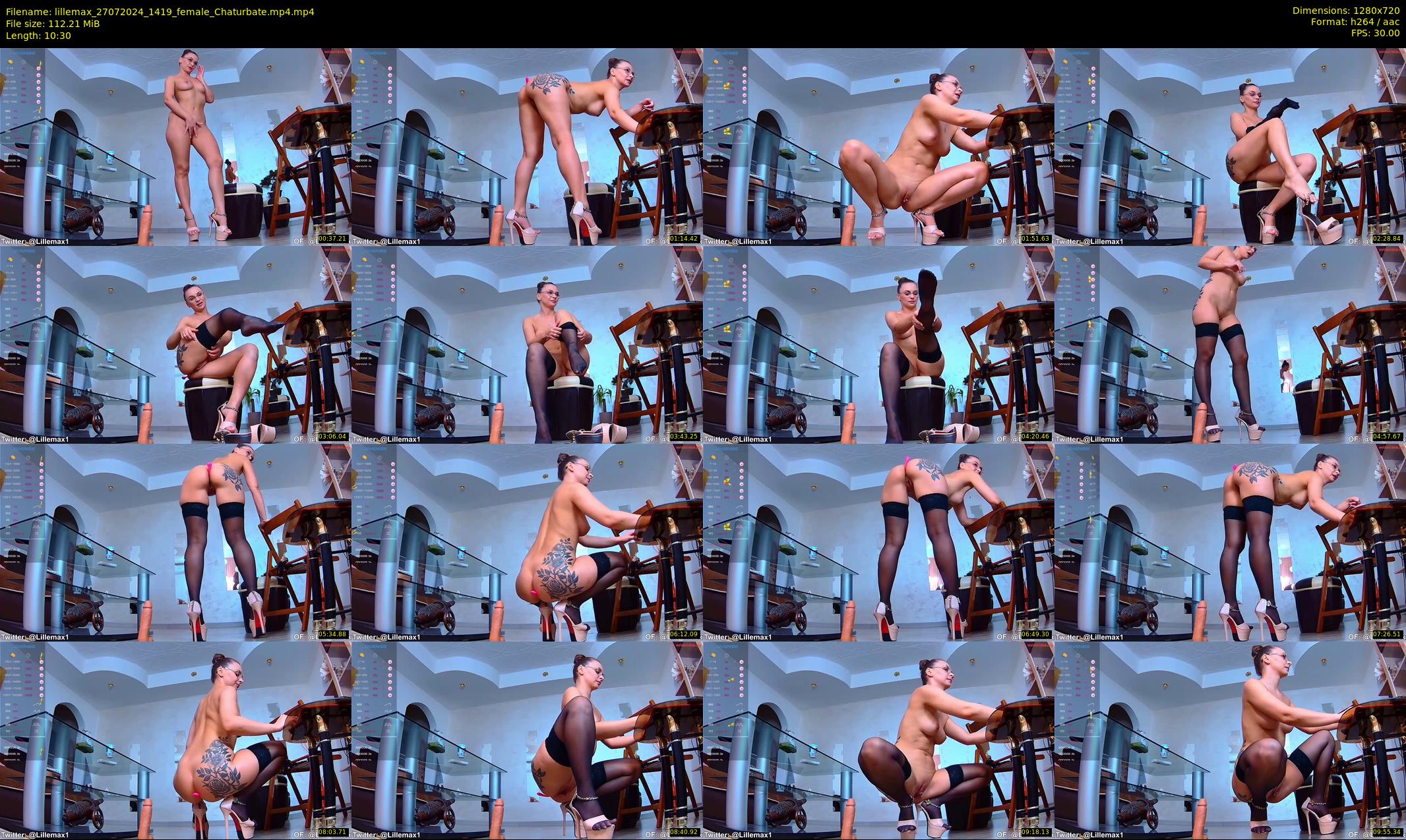 lillemax — 11 minute Chaturbate female cam show recording, 720p, Jul 27, 2024