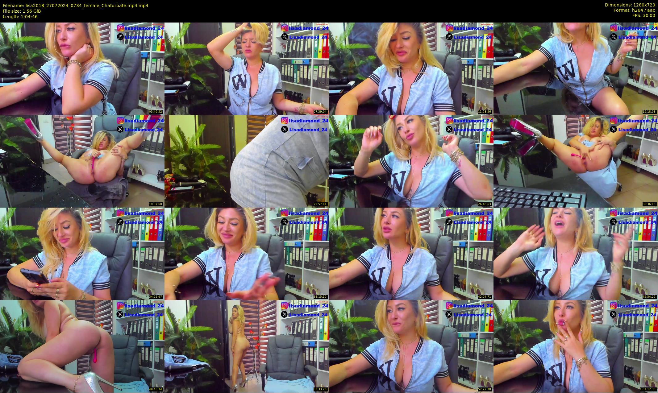 lisa2018 — 65 minute Chaturbate female cam show recording, 720p, Jul 27, 2024