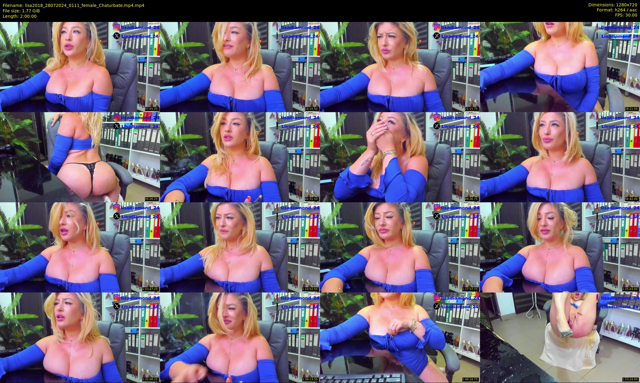lisa2018 — 120 minute Chaturbate female cam show recording, 720p, Jul 28, 2024