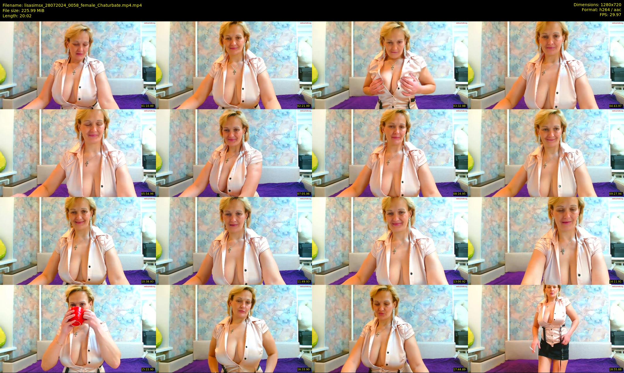 lisasimsx — 21 minute Chaturbate female cam show recording, 720p, Jul 28, 2024