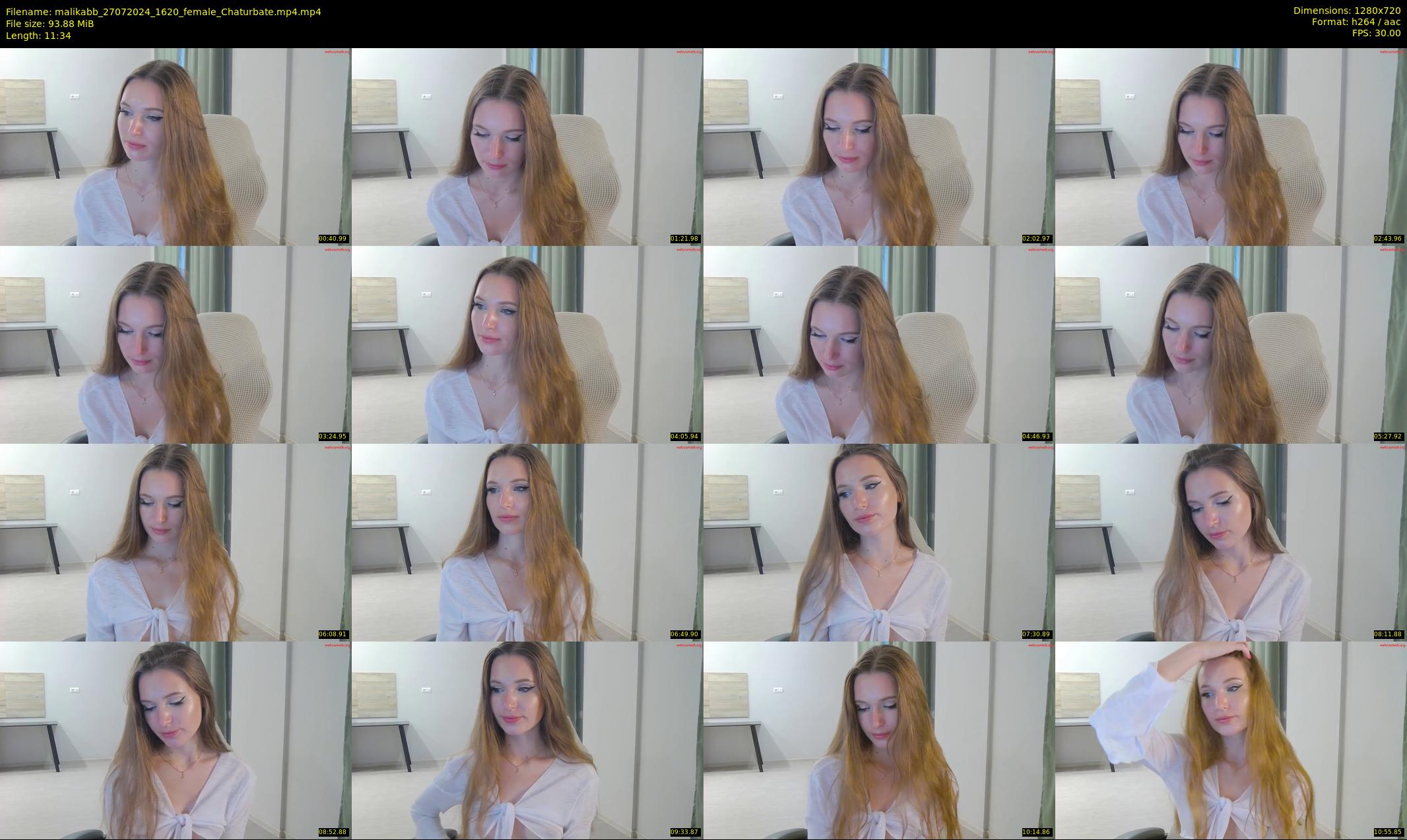 malikabb — 12 minute Chaturbate female cam show recording, 720p, Jul 27, 2024