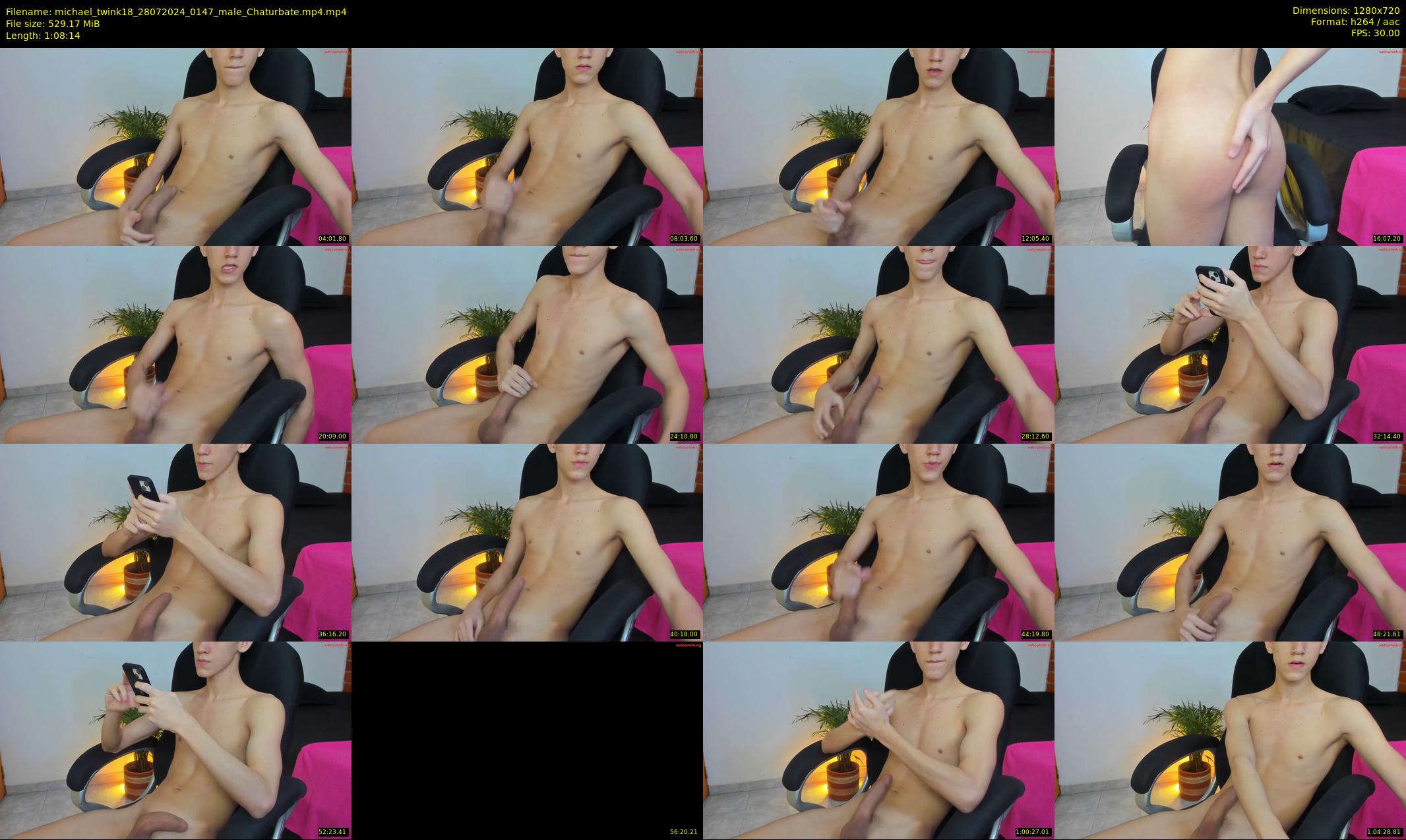 michael_twink18 — 69 minute Chaturbate male cam show recording, 720p, Jul 28, 2024