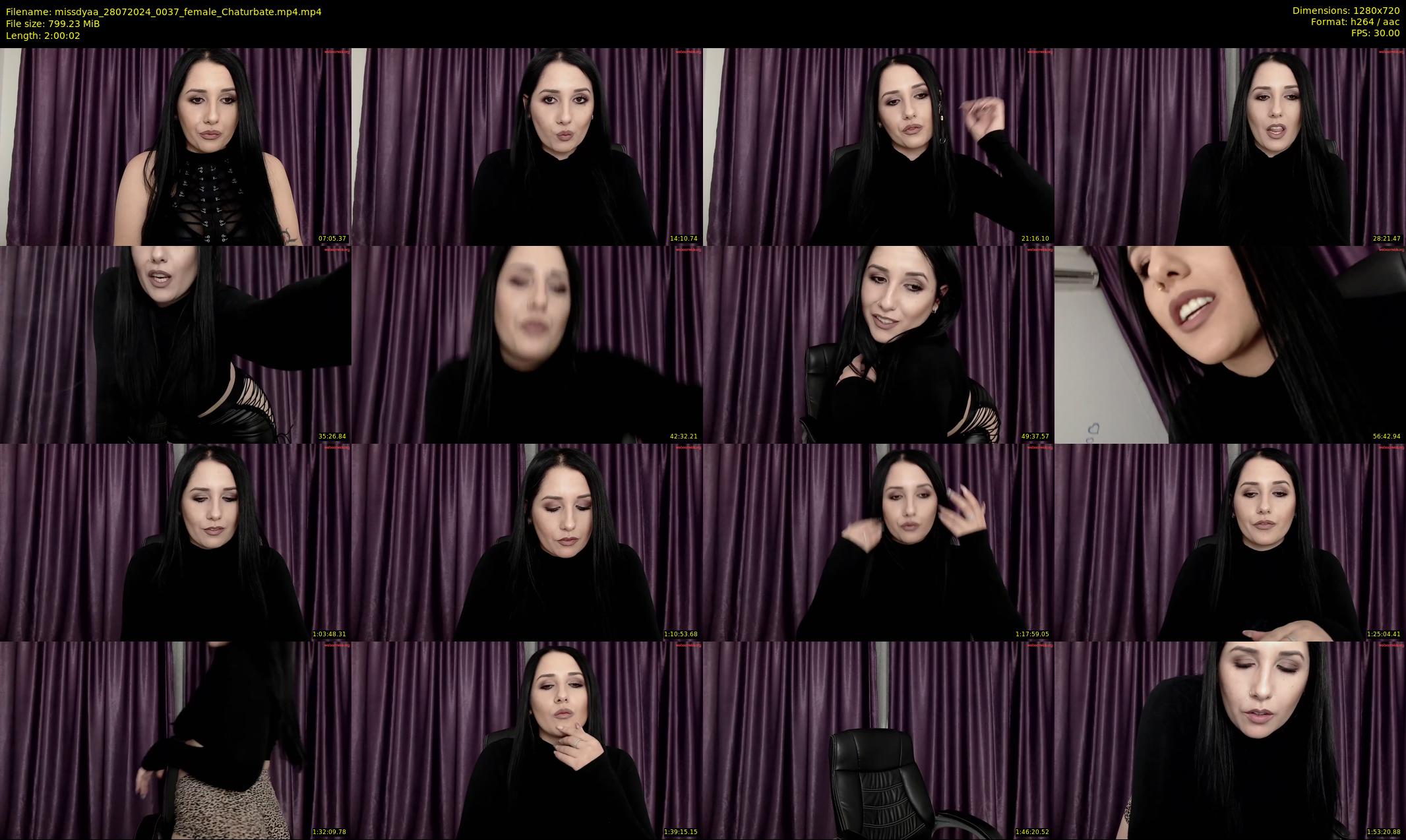 missdyaa — 121 minute Chaturbate female cam show recording, 720p, Jul 28, 2024
