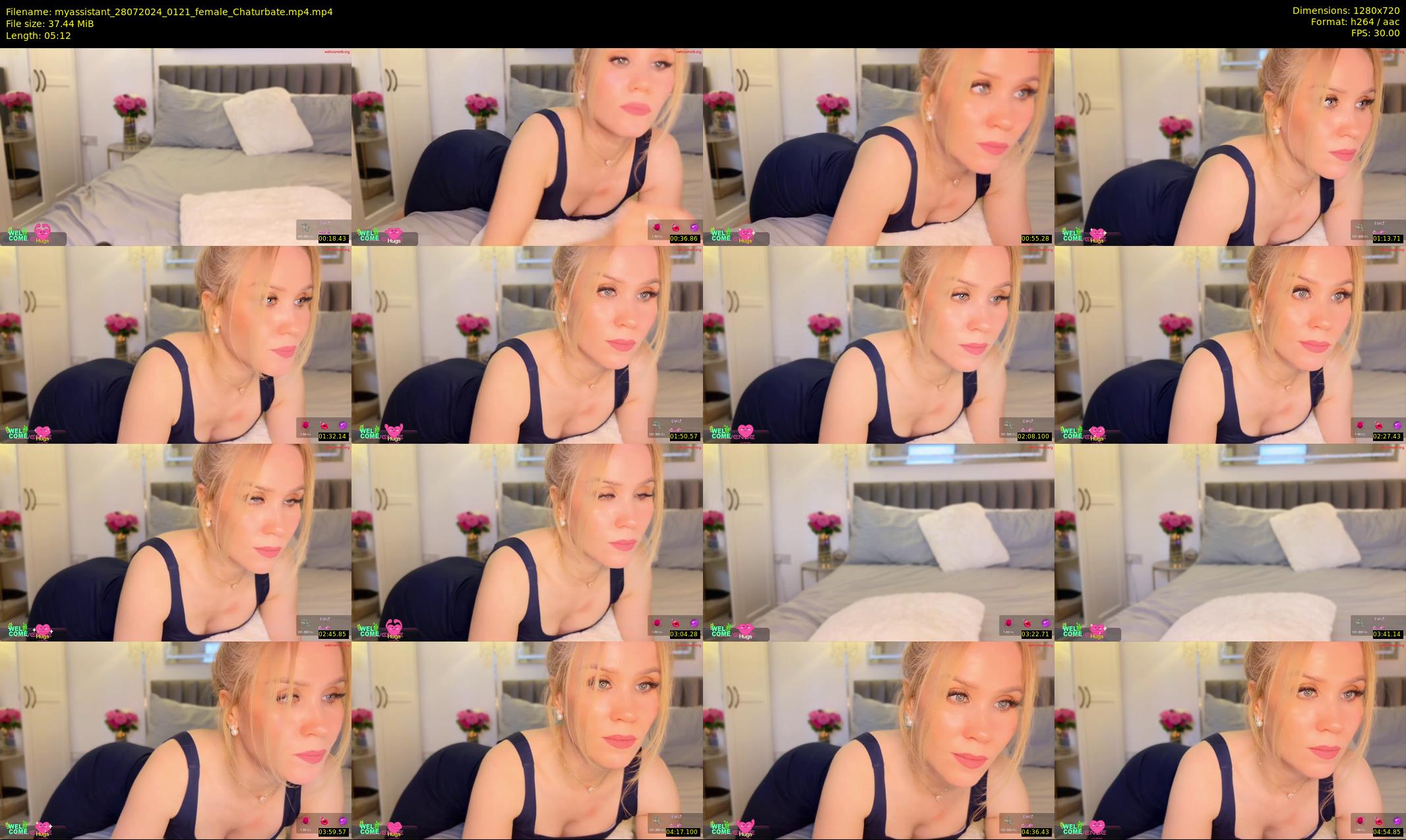myassistant — 6 minute Chaturbate female cam show recording, 720p, Jul 28, 2024