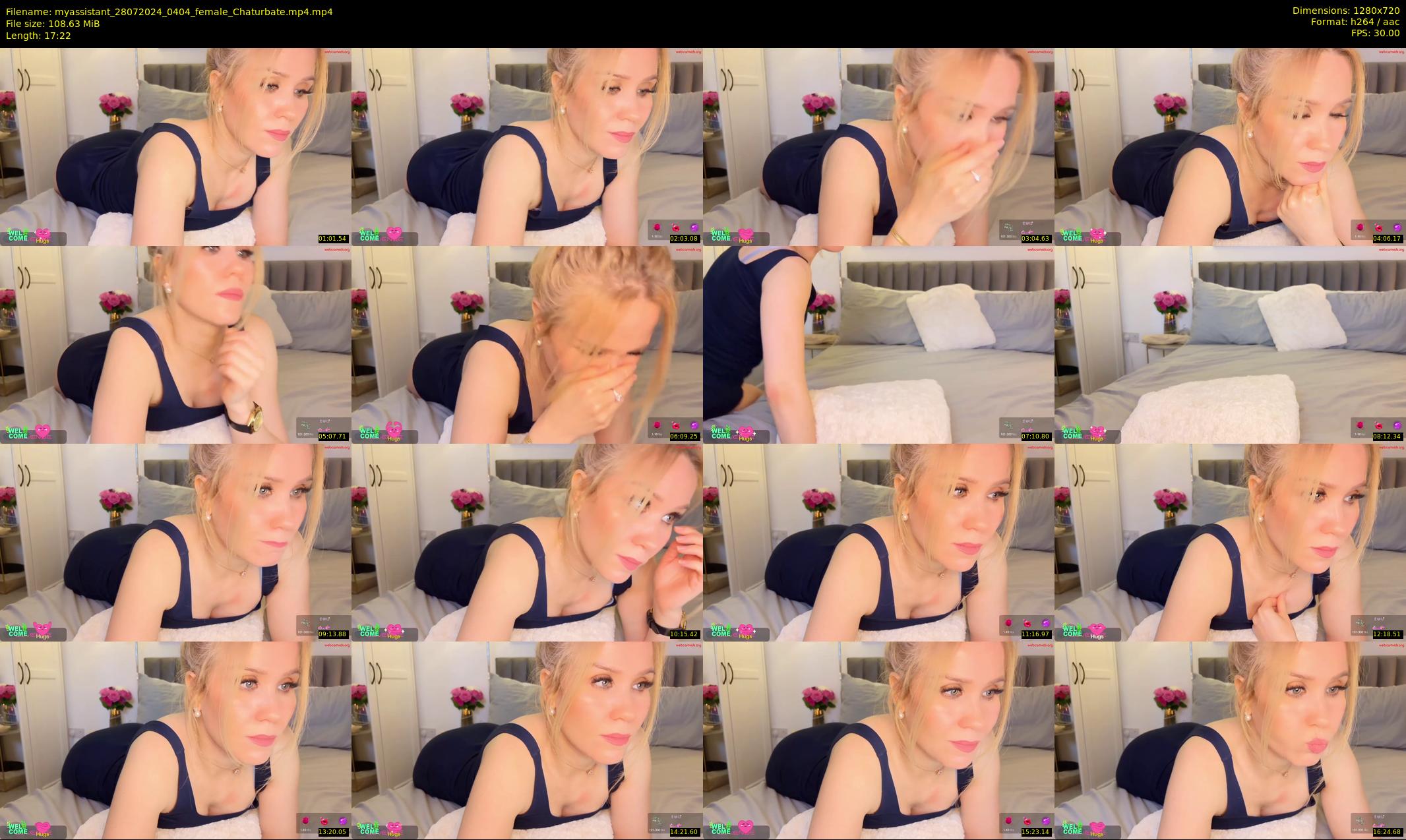 myassistant — 18 minute Chaturbate female cam show recording, 720p, Jul 28, 2024