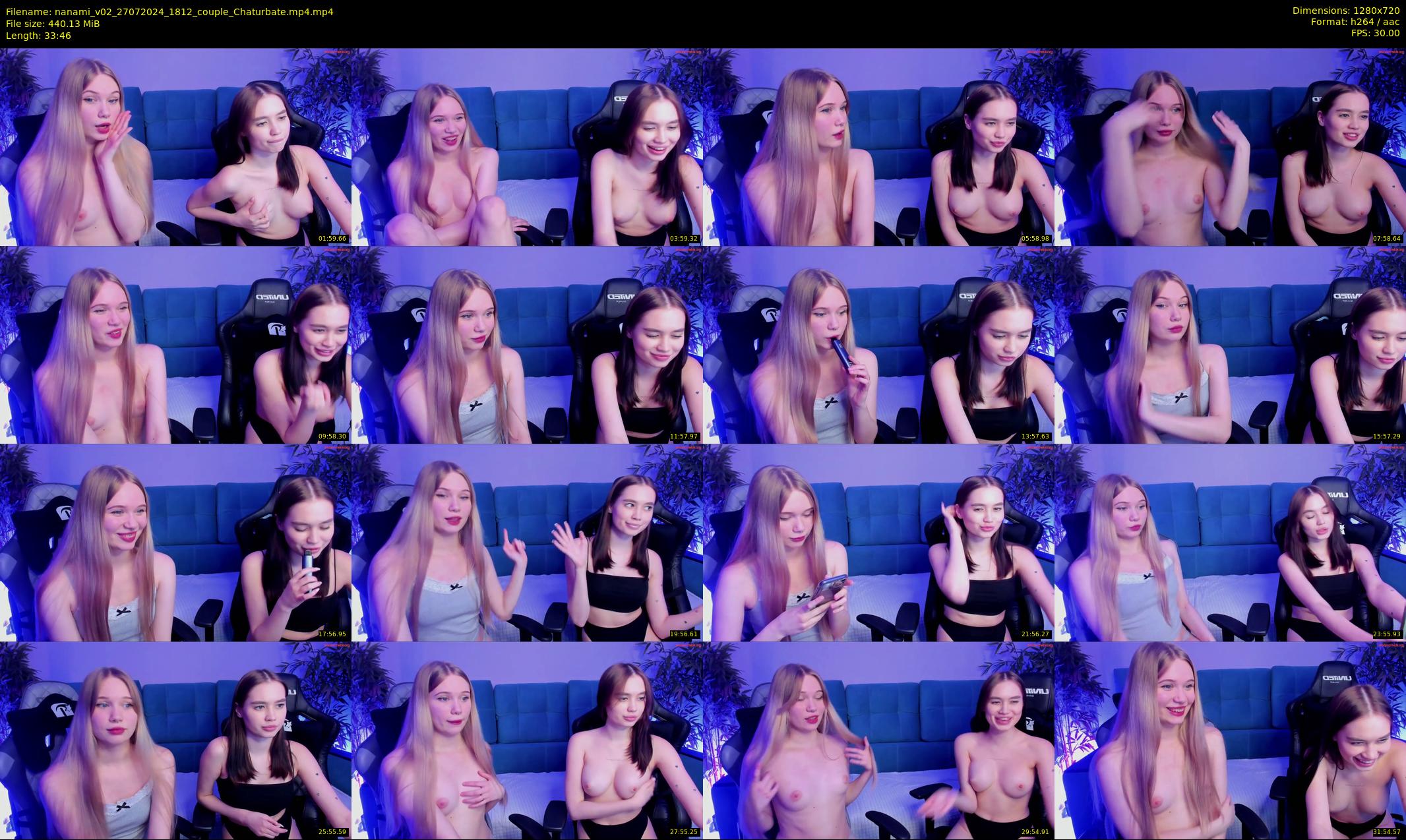 nanami_v02 — 34 minute Chaturbate couple cam show recording, 720p, Jul 27, 2024