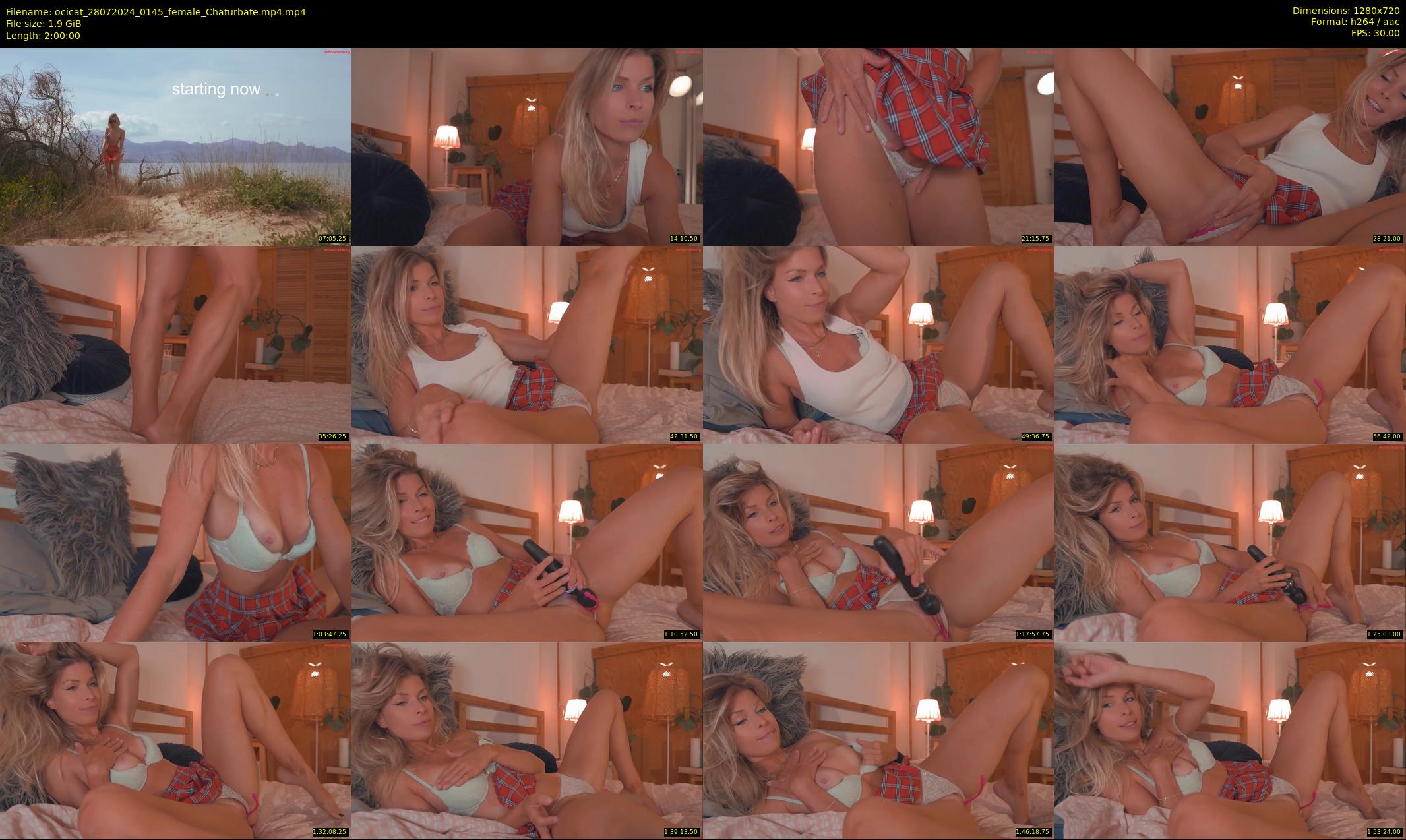 ocicat — 120 minute Chaturbate female cam show recording, 720p, Jul 28, 2024