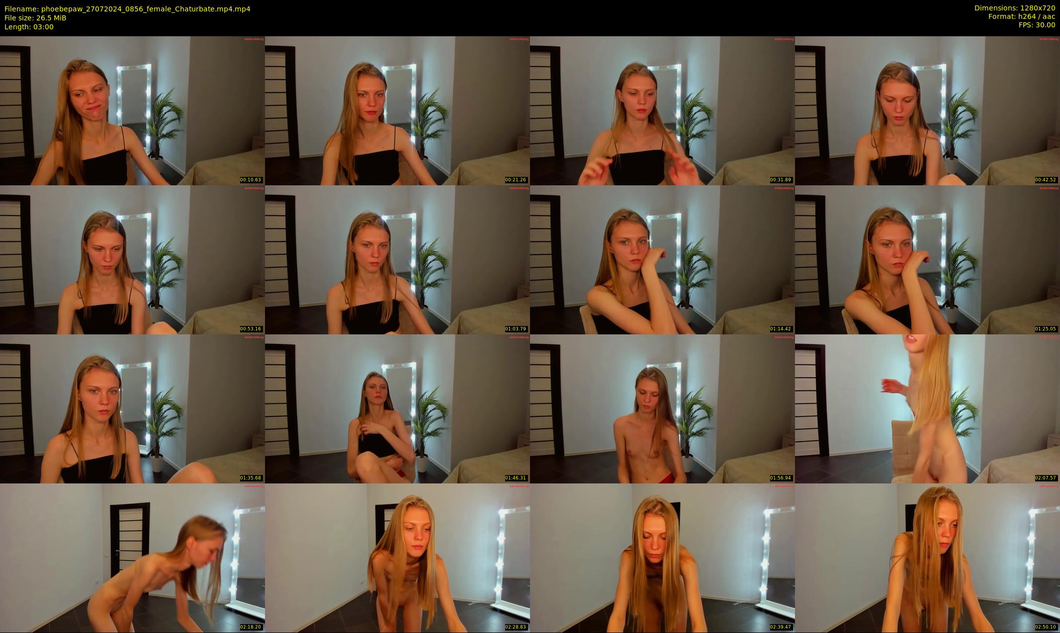 phoebepaw — 3 minute Chaturbate female cam show recording, 720p, Jul 27, 2024