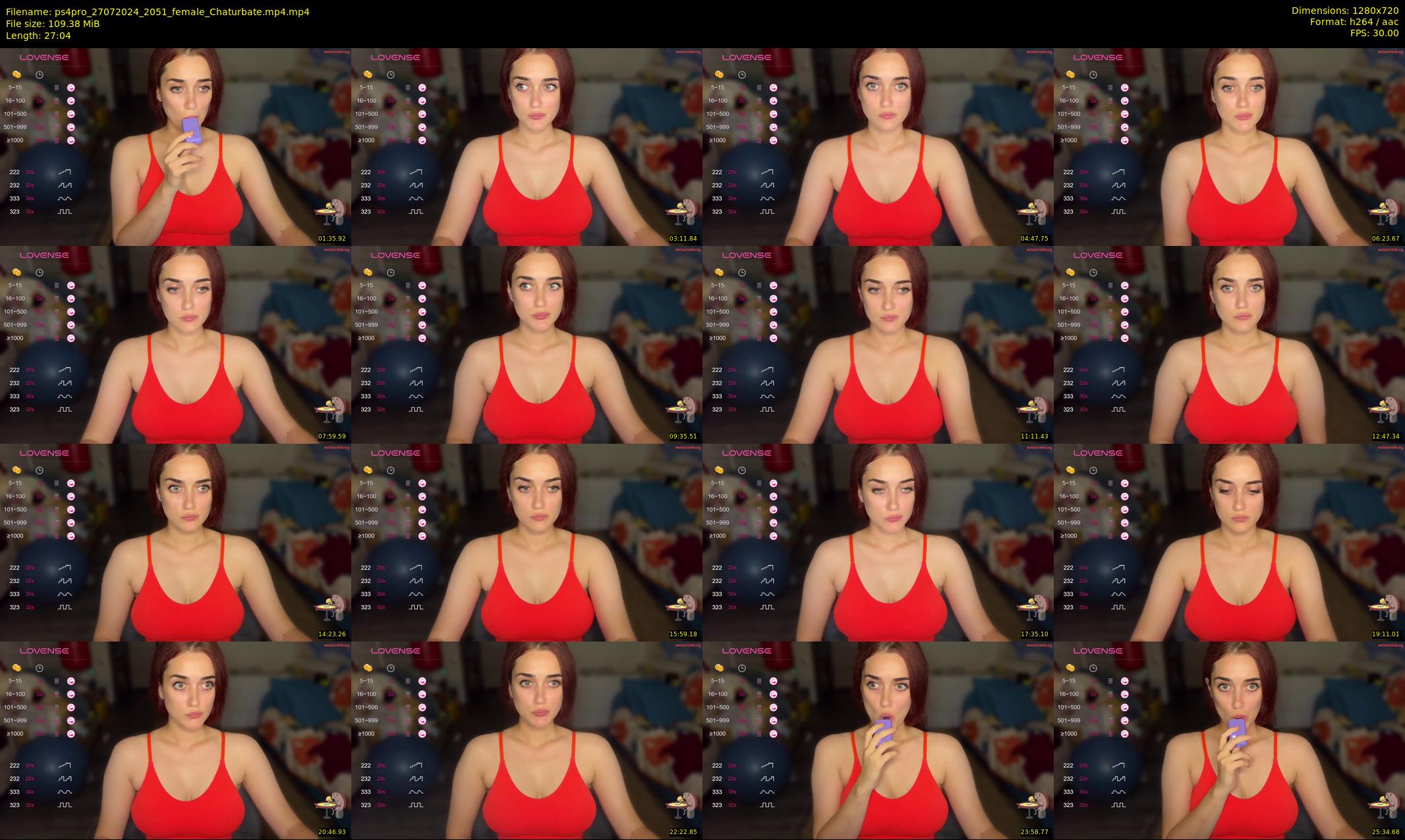 ps4pro — 28 minute Chaturbate female cam show recording, 720p, Jul 27, 2024
