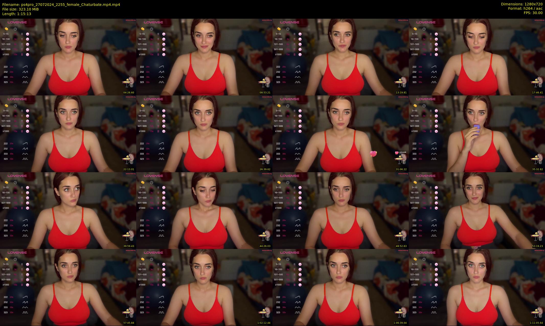 ps4pro — 76 minute Chaturbate female cam show recording, 720p, Jul 27, 2024
