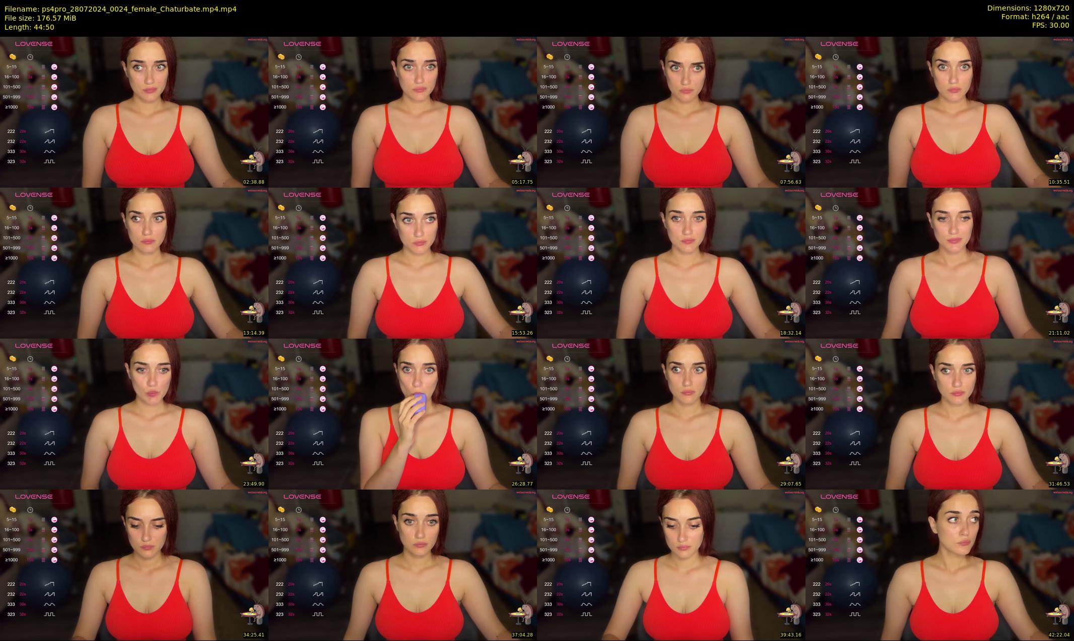 ps4pro — 45 minute Chaturbate female cam show recording, 720p, Jul 28, 2024