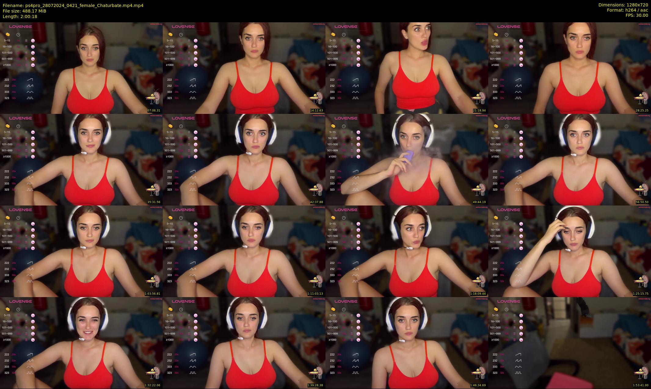 ps4pro — 121 minute Chaturbate female cam show recording, 720p, Jul 28, 2024