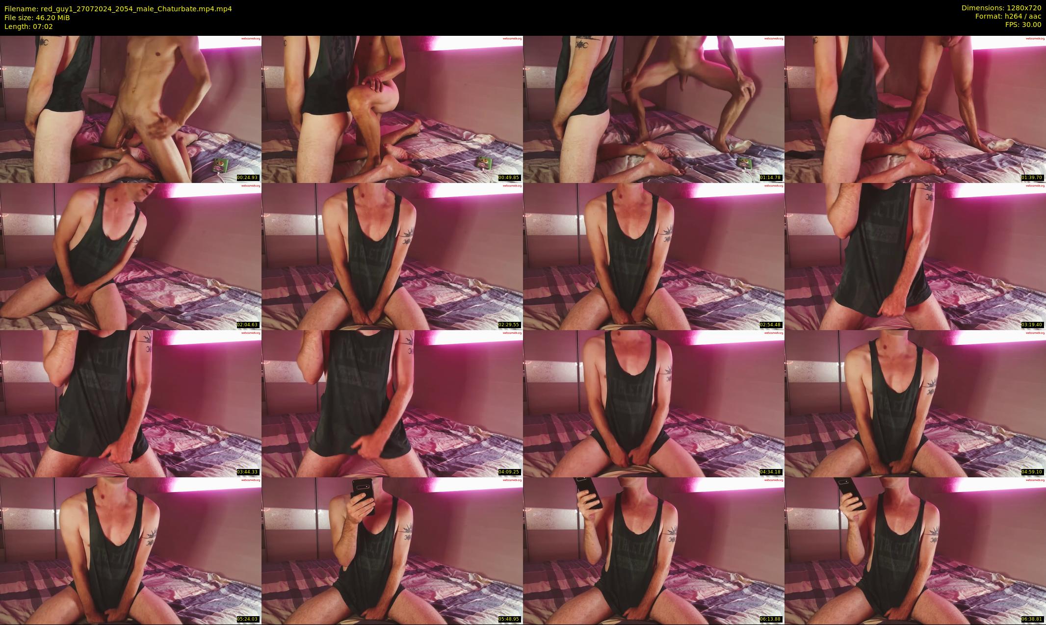 red_guy1 — 8 minute Chaturbate male cam show recording, 720p, Jul 27, 2024